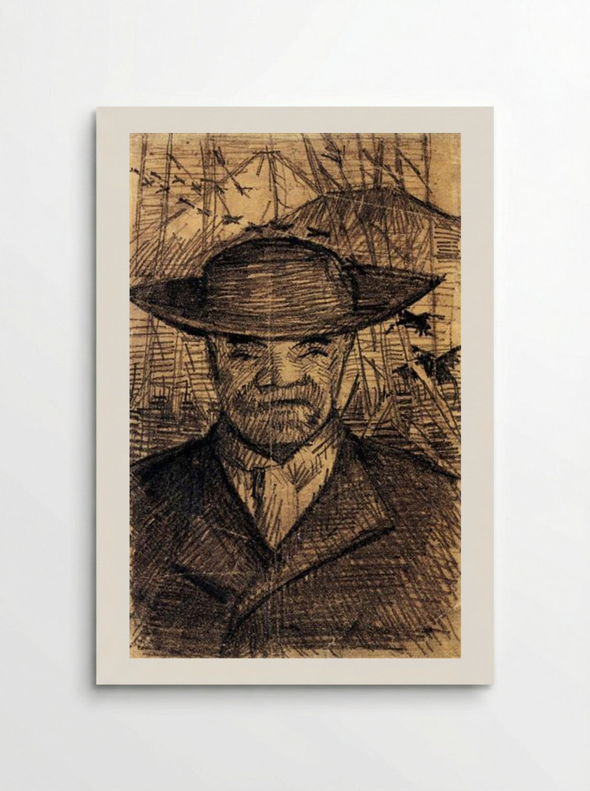 Portrait of Père Tanguy - Vincent van Gogh - Poster