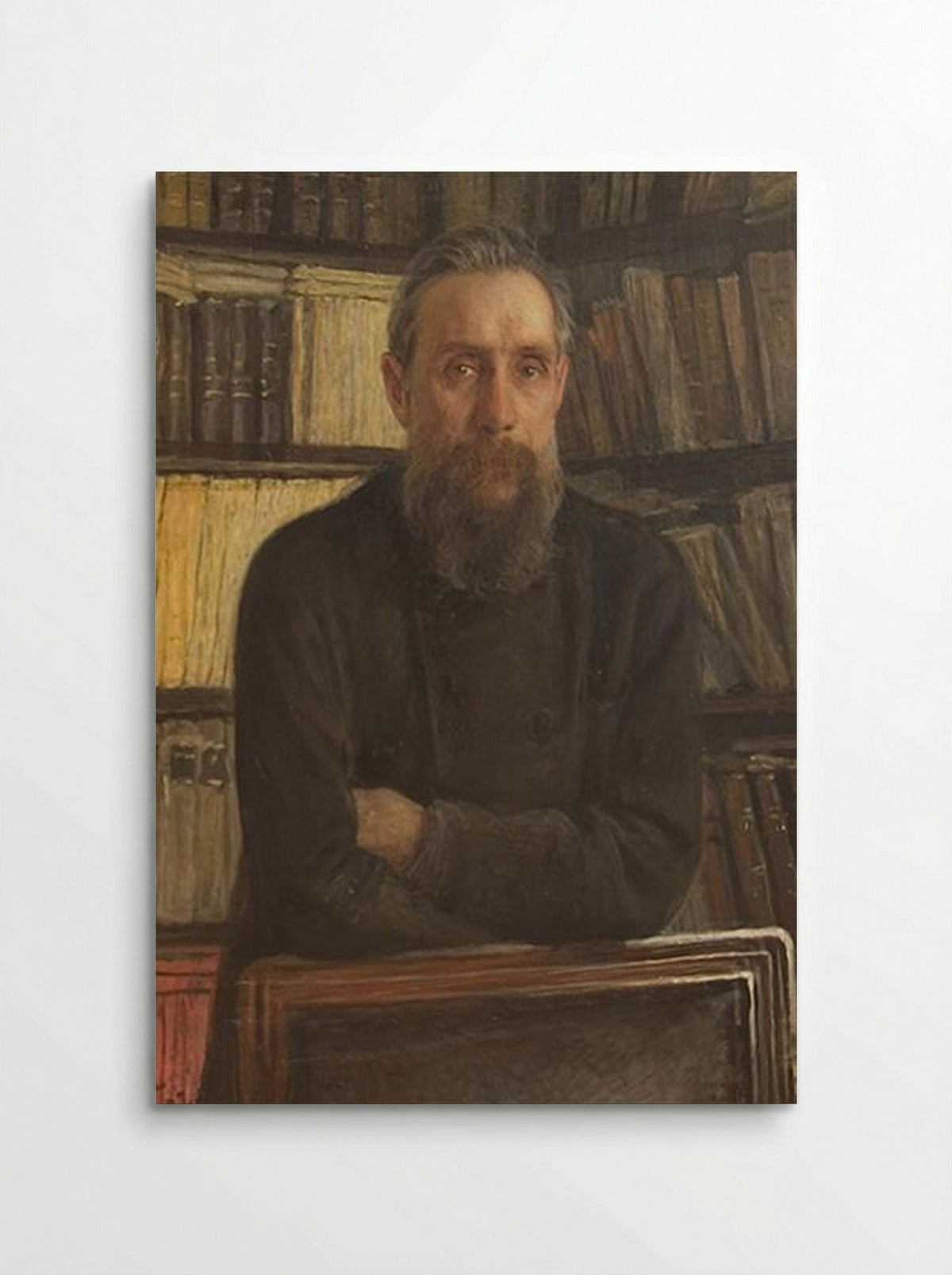 Portrait of P.A. Kostichev - Nikolai Ge - Poster