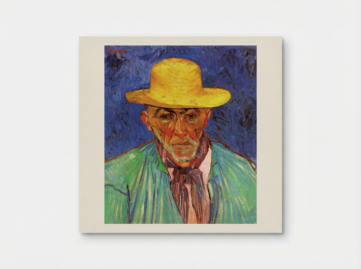 Portrait of Patience Escalier, Shepherd in Provence - Vincent van Gogh - Poster