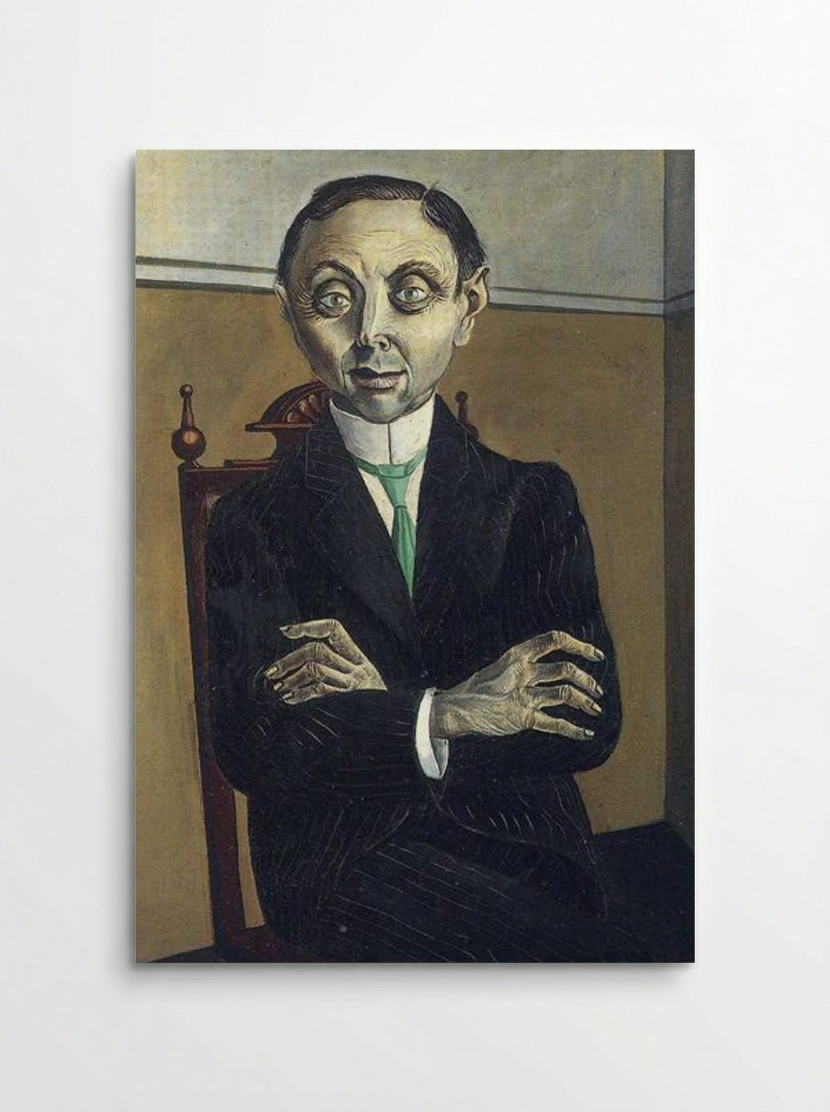 Portrait of Paul F. Schmidt - Otto Dix - Poster