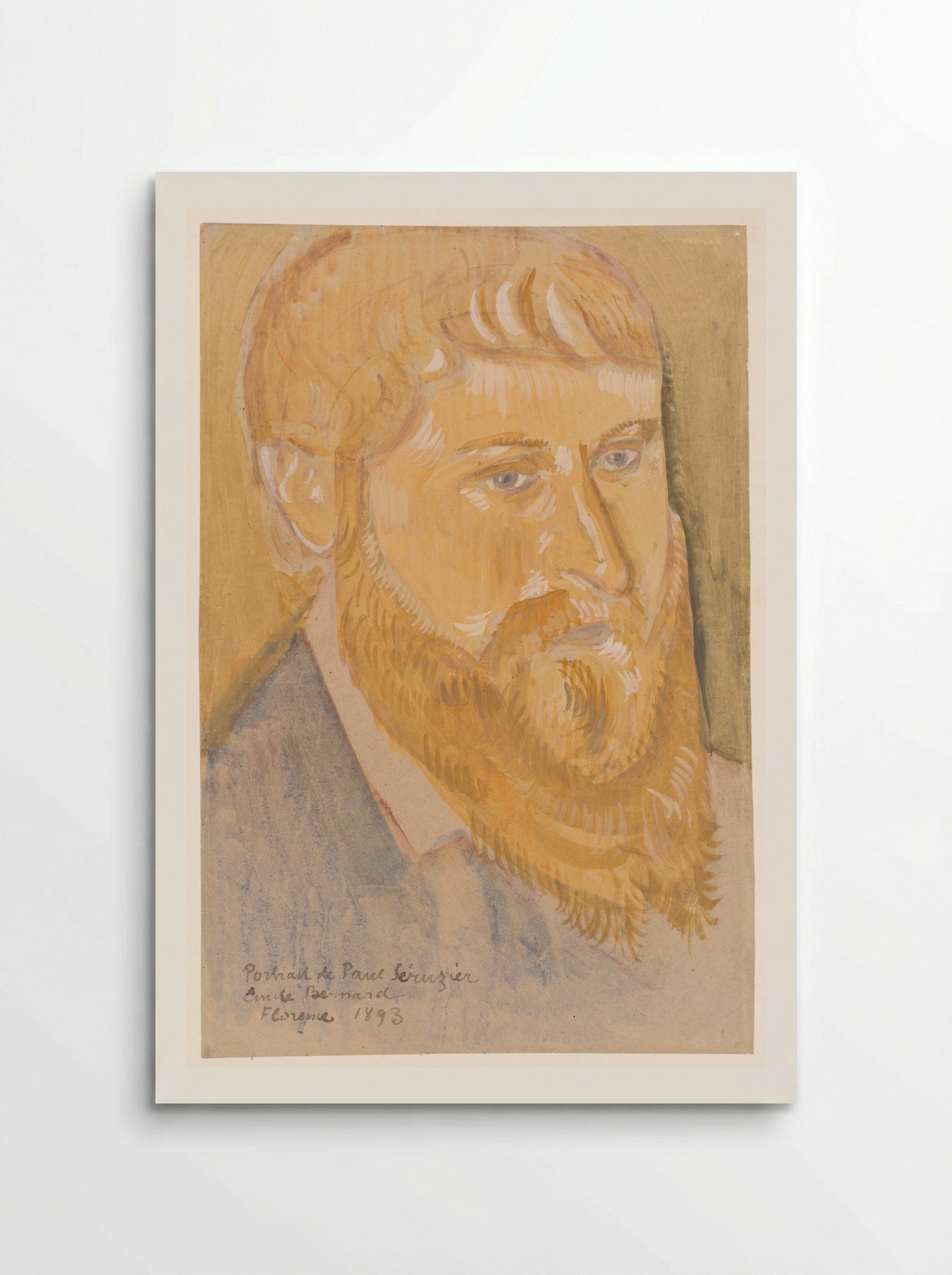 Portrait of Paul Sérusier - Émile Bernard - Poster