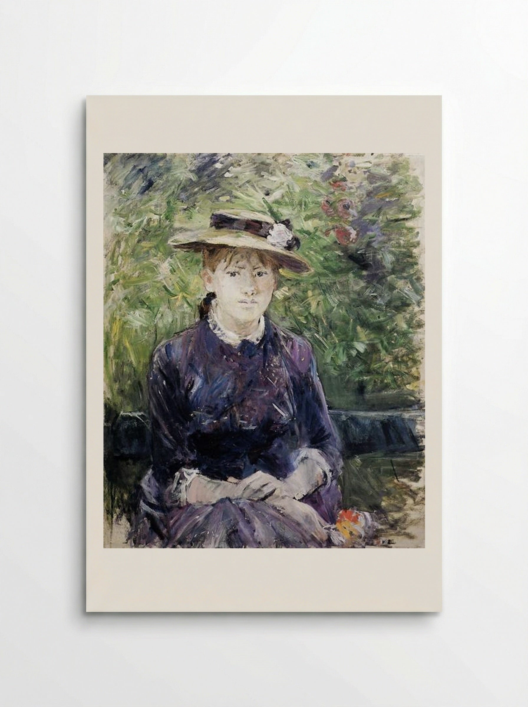 Portrait of Paule Gobillard - Berthe Morisot - Poster