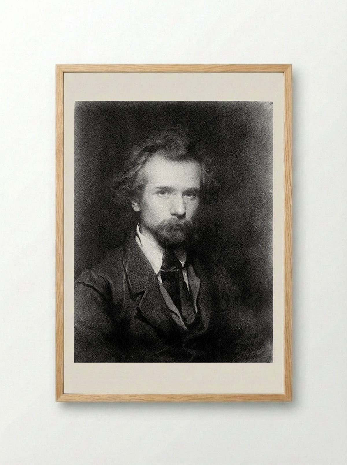 Portrait of Pavel Petrovich Chistyakov - Ivan Kramskoy - Framed Print Wood