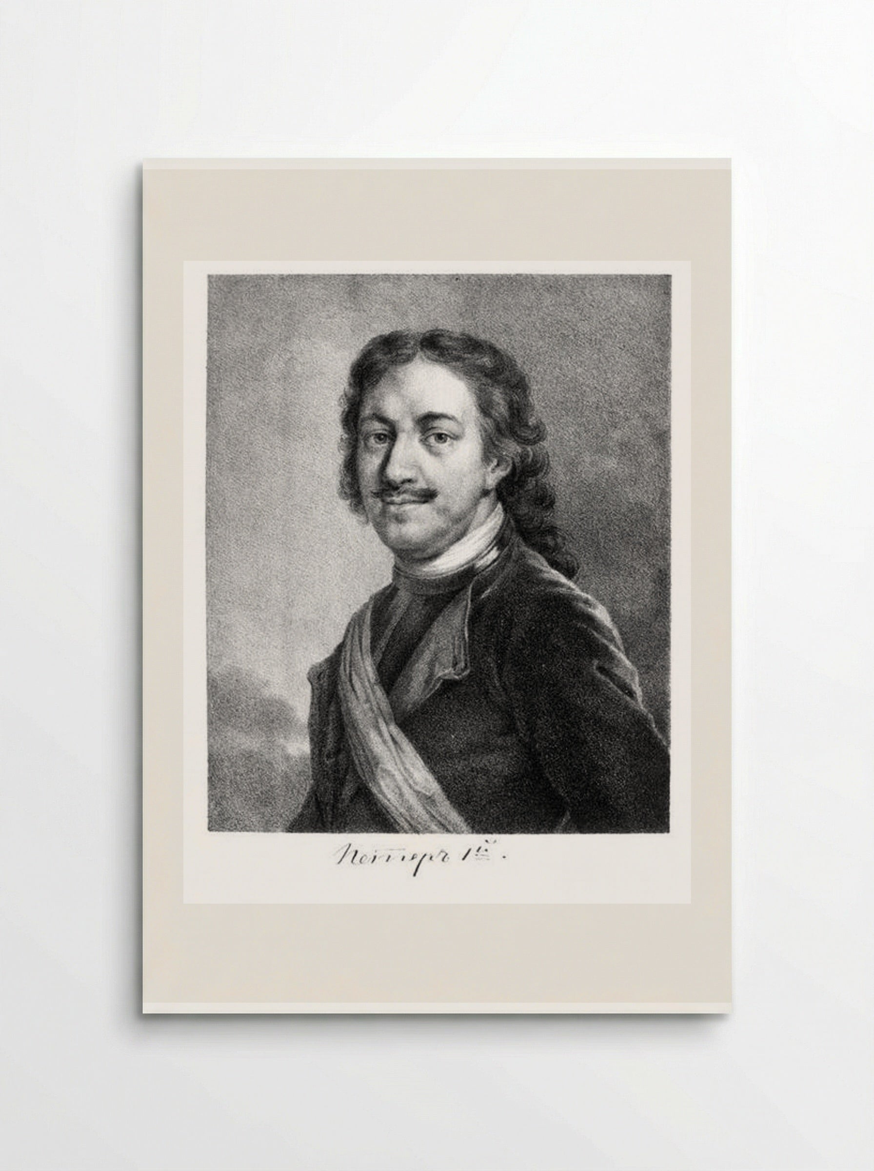Portrait of Peter I - Alexey Venetsianov - Poster