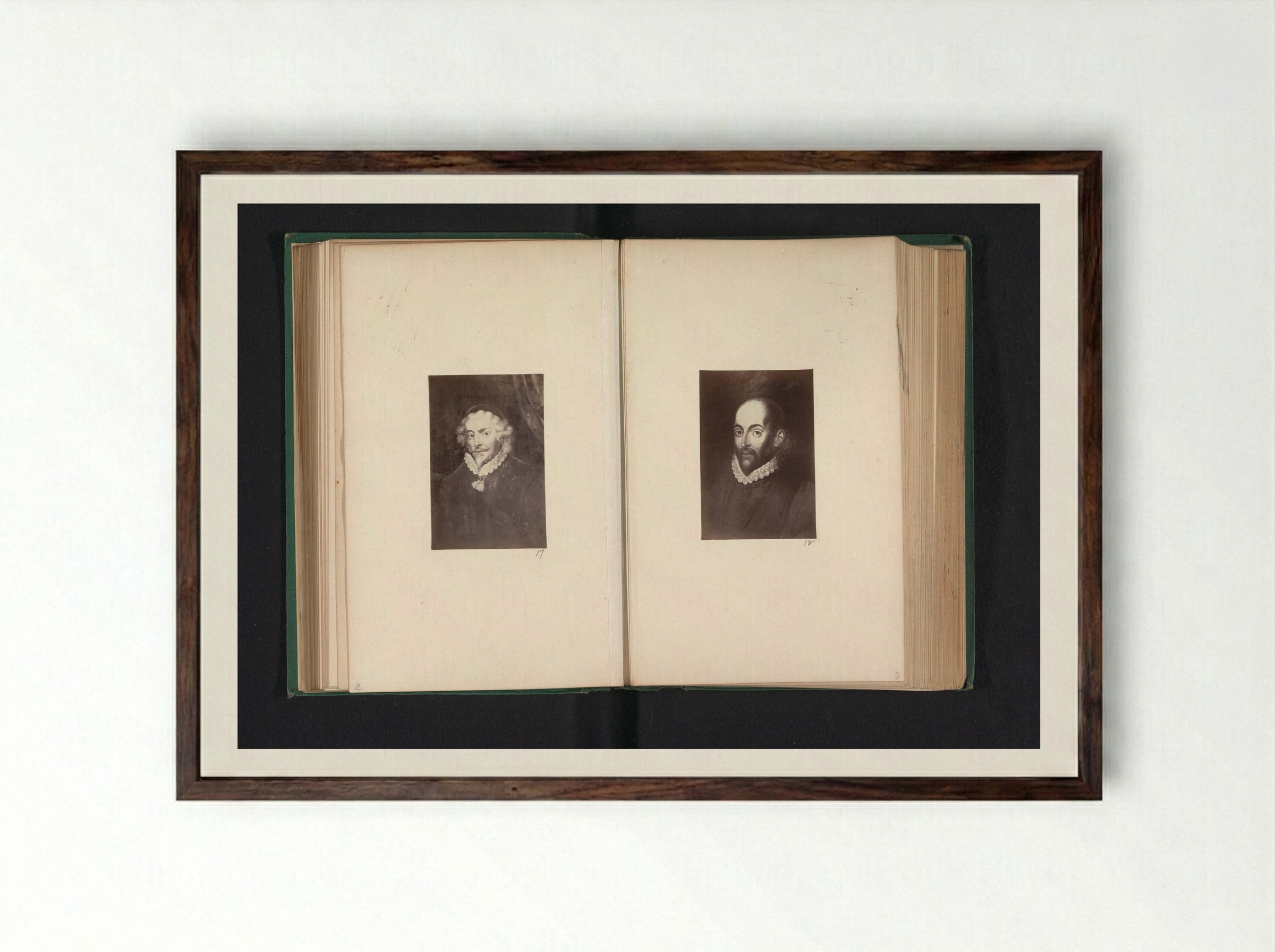 Portrait of Peter Lowe - Thomas Annan - Framed Print Dark Wood