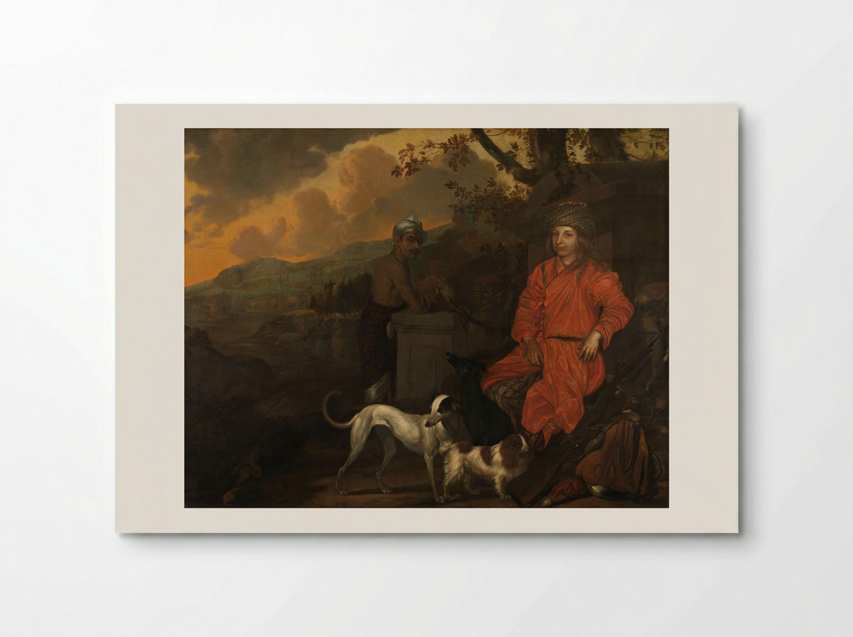 Portrait of Philippus Baldaeus and Gerrit Mossopotam - Johan de la Rocquette - Poster