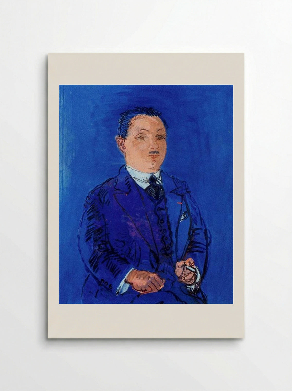 Portrait of Pierre Geismar - Raoul Dufy - Poster