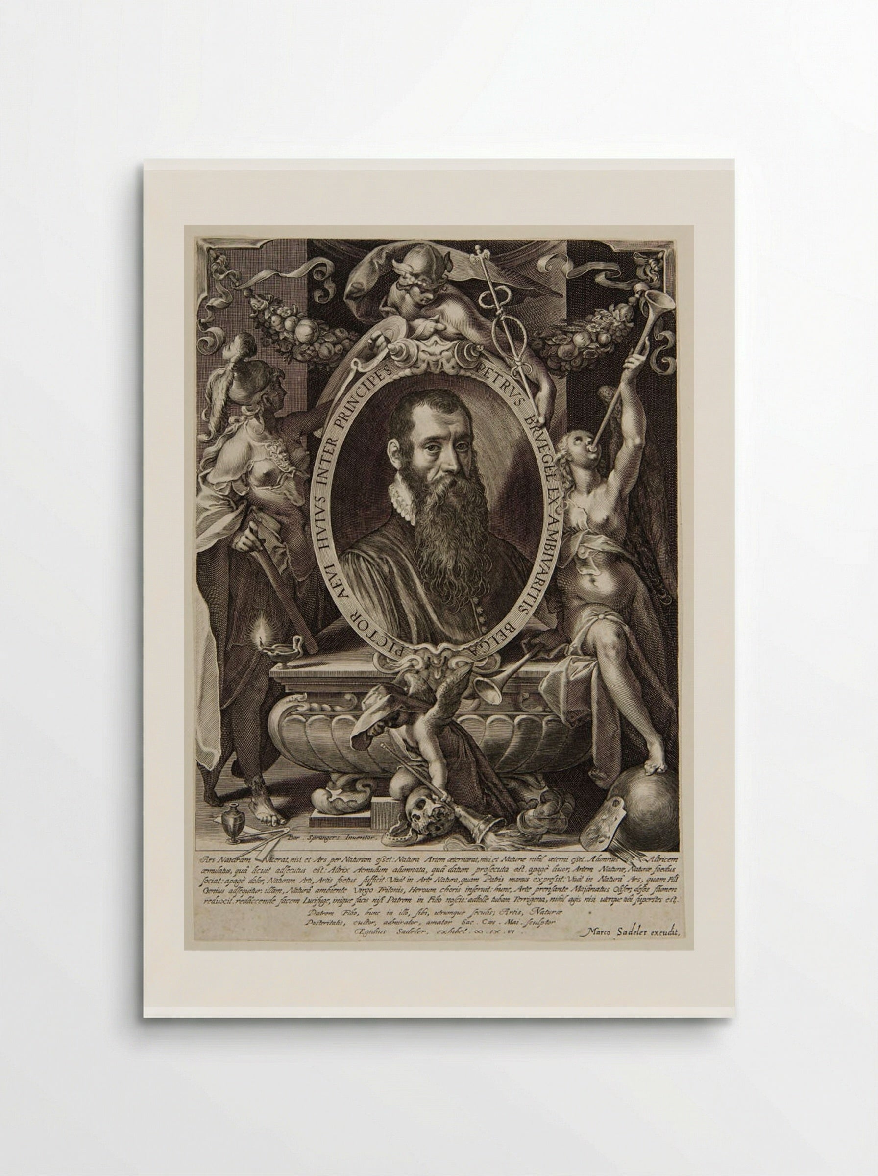 Portrait of Pieter Brueghel the Younger - Aegidius Sadeler II - Poster