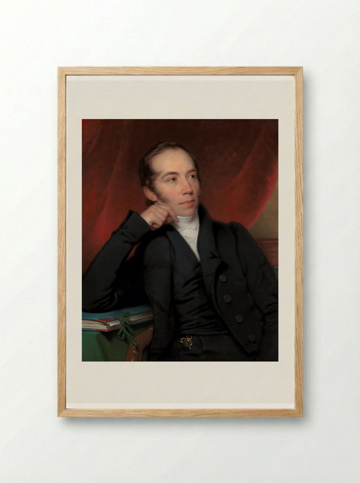 Portrait of Pieter Ernst Hendrik Praetorius - Charles Howard Hodges - Framed Print Wood