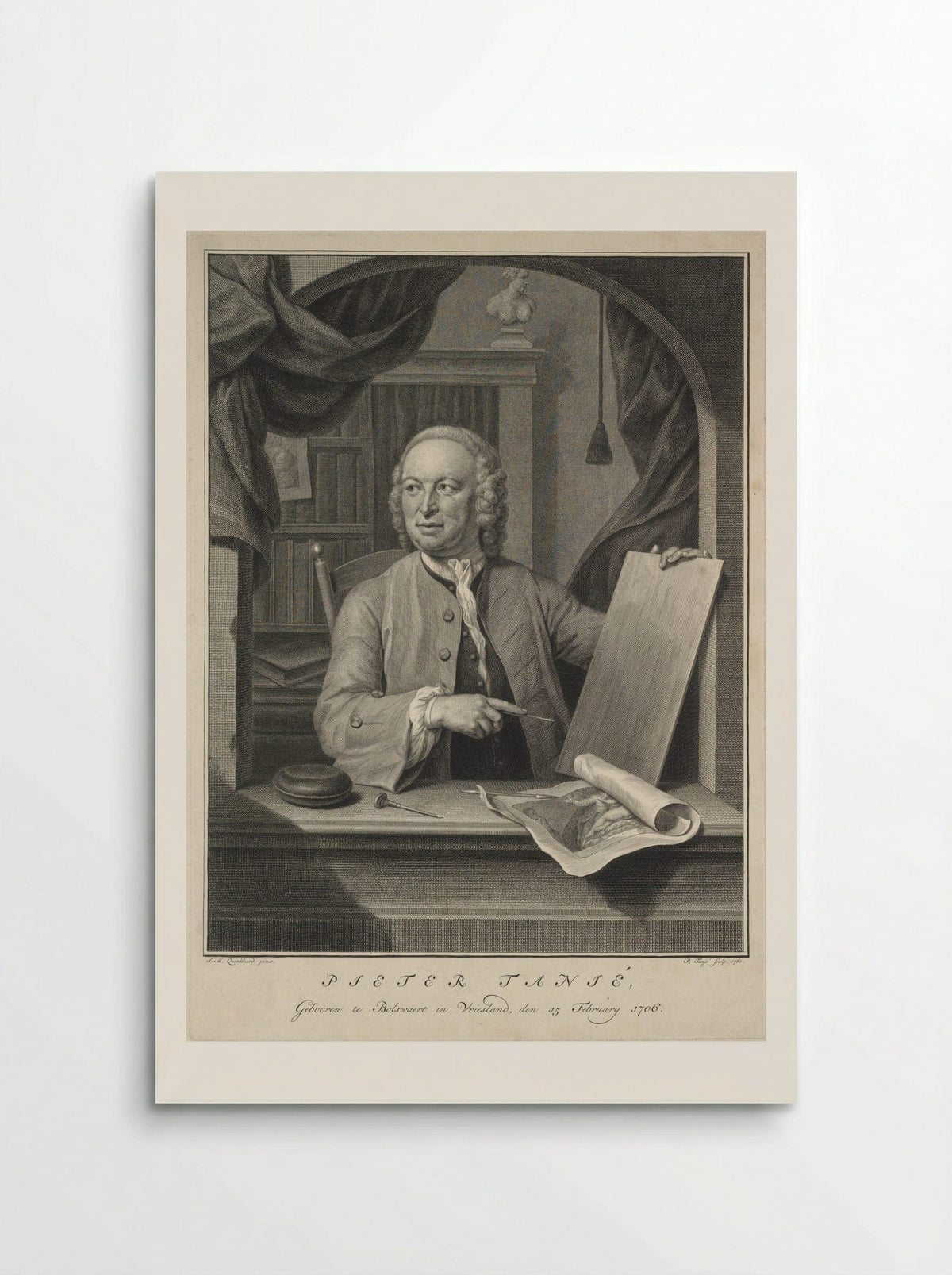 Portrait of Pieter Tanjé - Pieter Tanjé - Poster