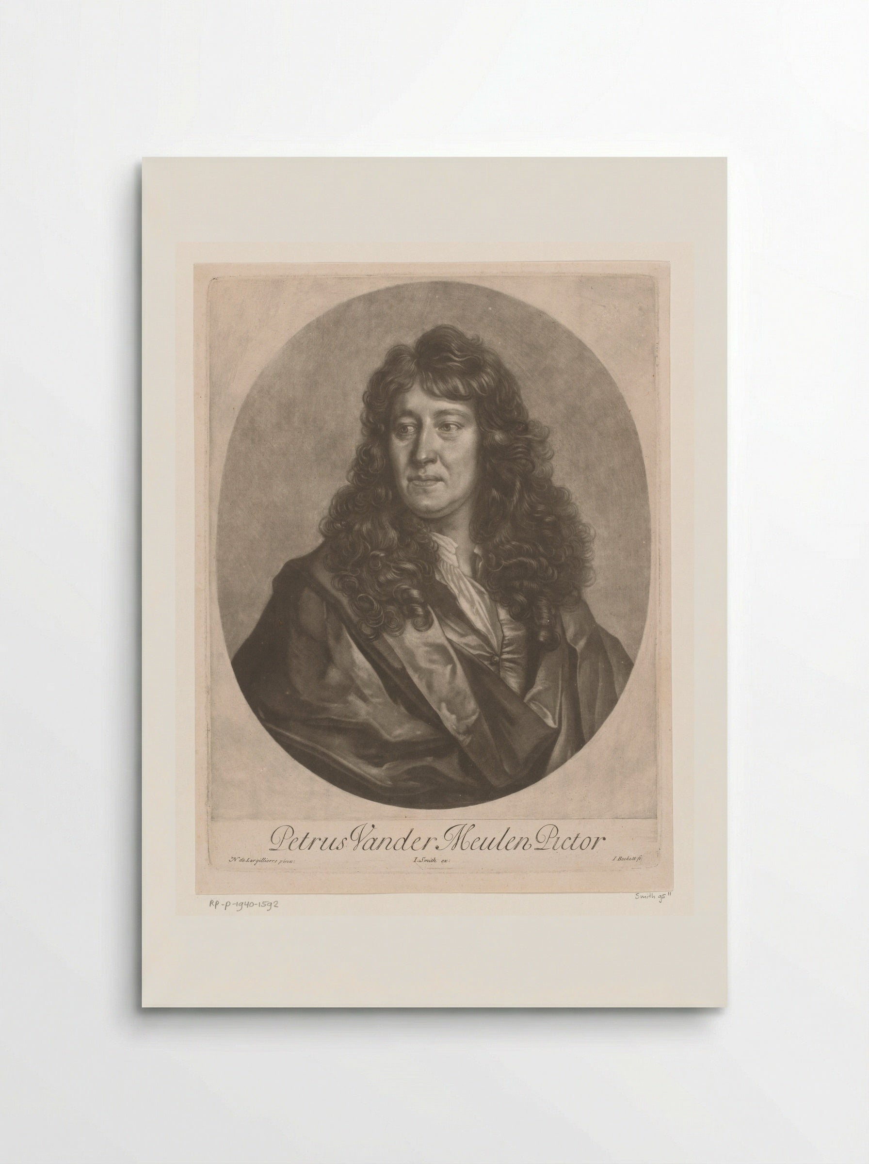 Portrait of Pieter van der Meulen - Isaac Beckett - Poster