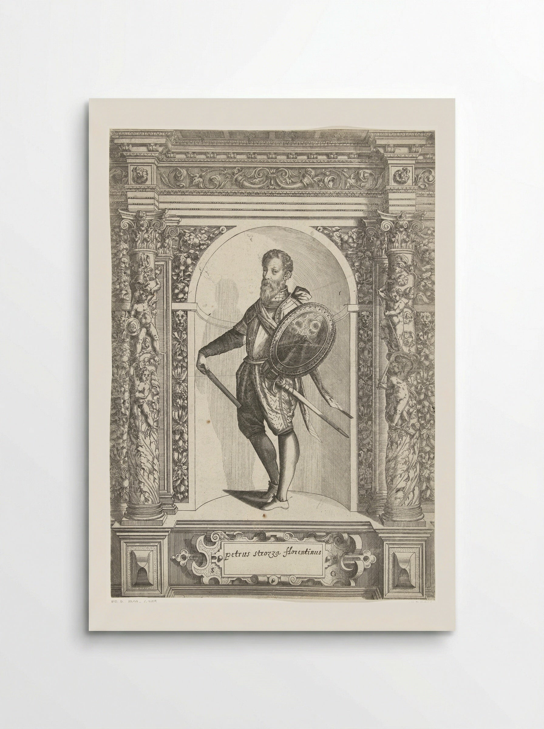 Portrait of Pietro Strozzi - Dominicus Custos - Poster