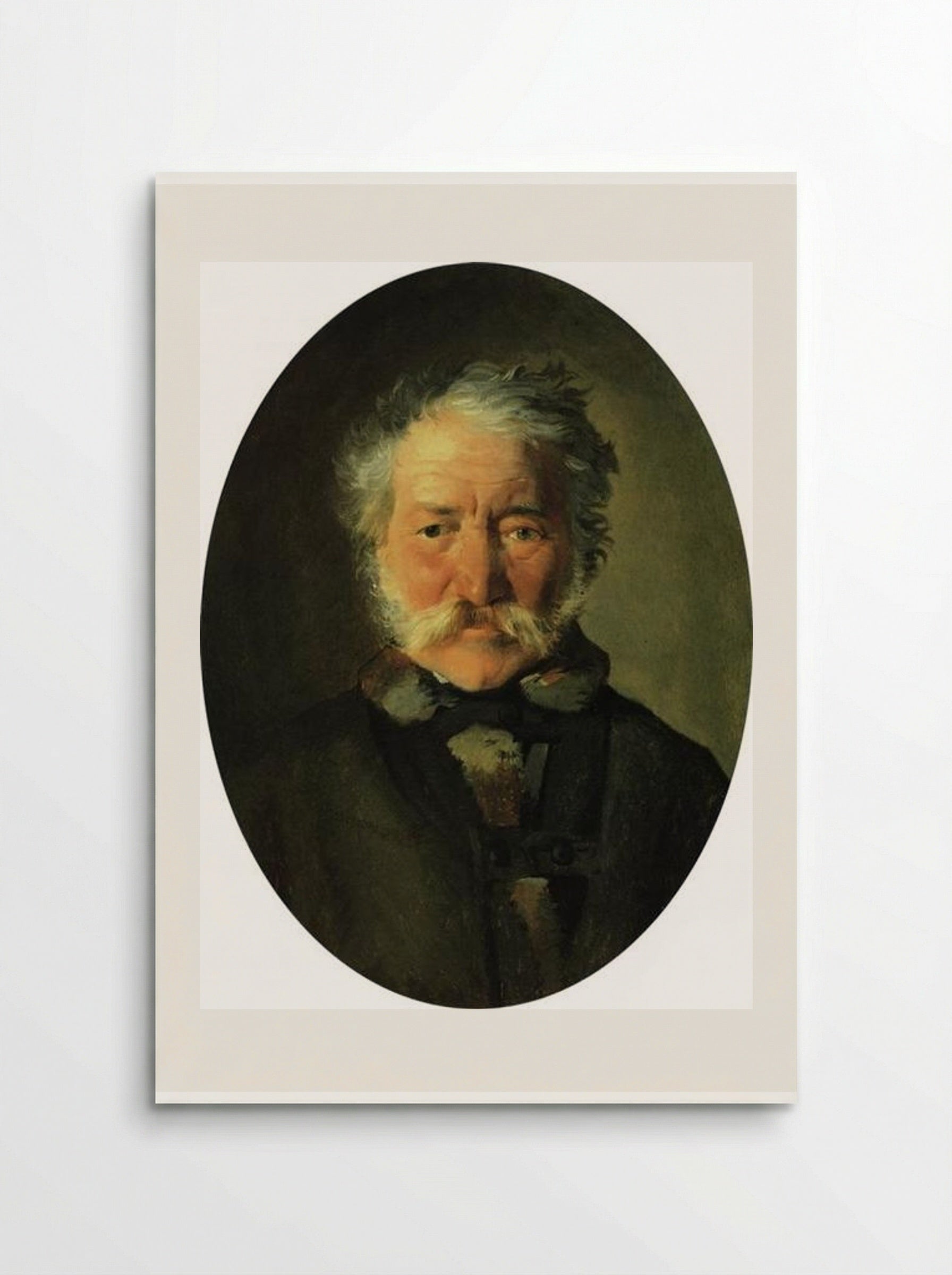 Portrait of Piotr Zabela - Nikolai Ge - Poster