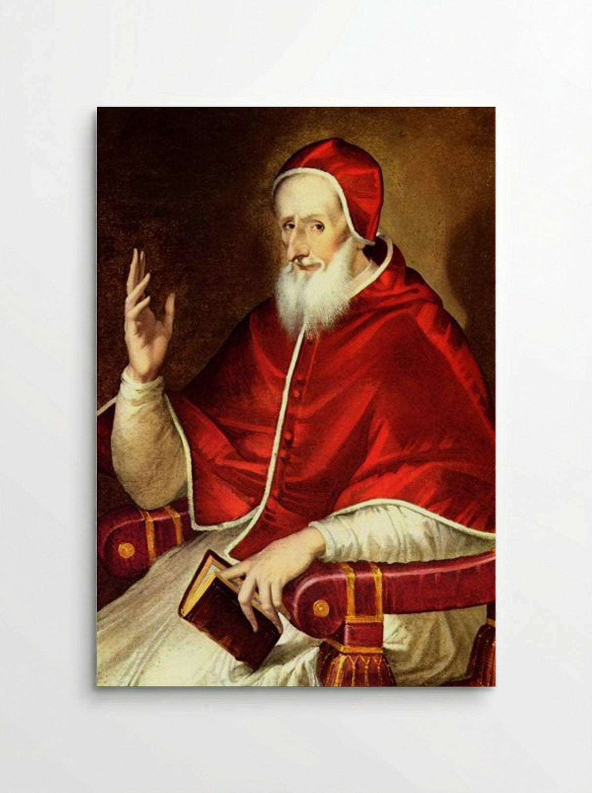 Portrait of Pope Pius V - El Greco - Poster