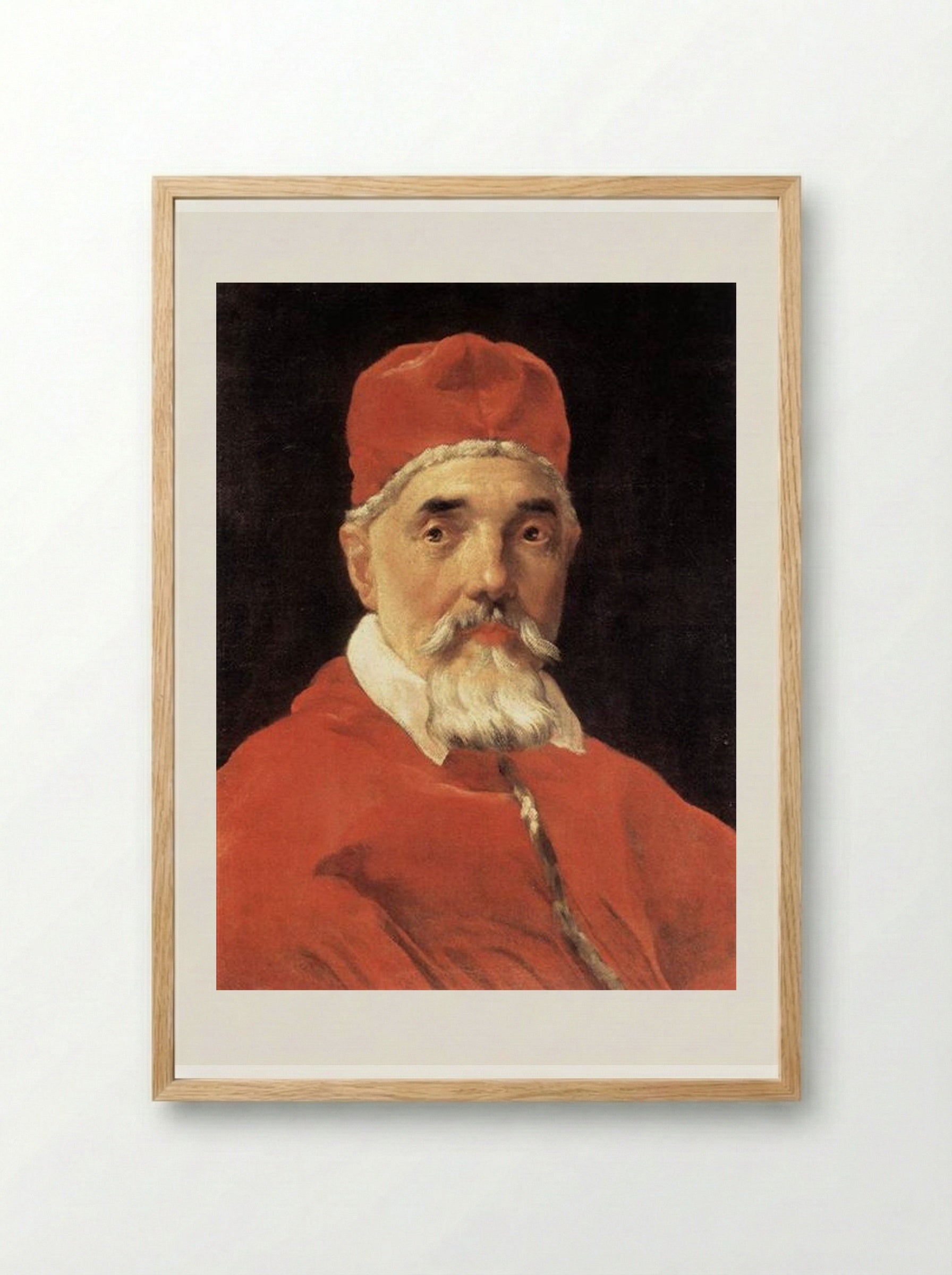 Portrait of Pope Urban VIII - Gian Lorenzo Bernini - Framed Print Wood