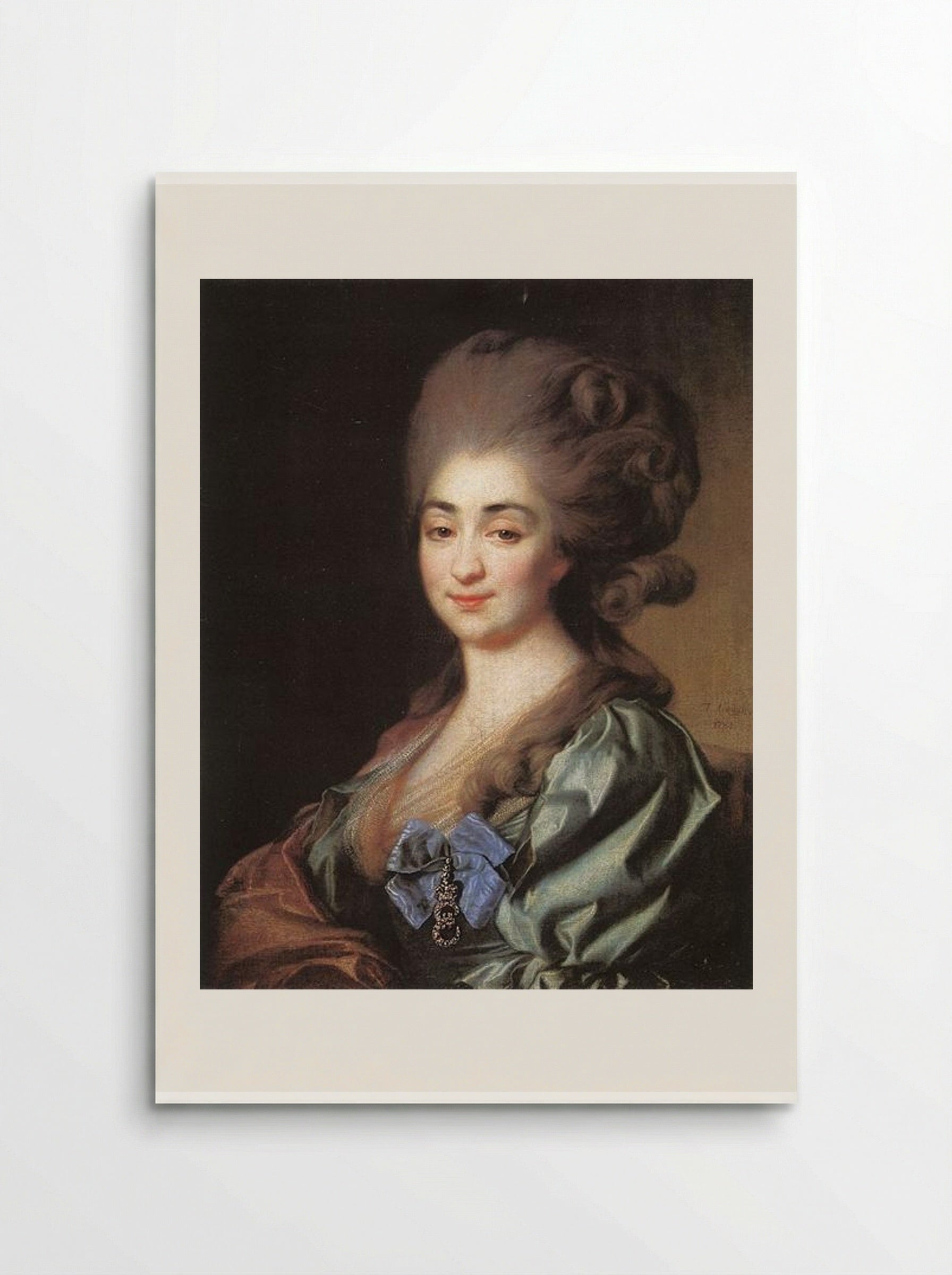 Portrait of Praskovia Repnina - Dmitry Levitzky - Poster