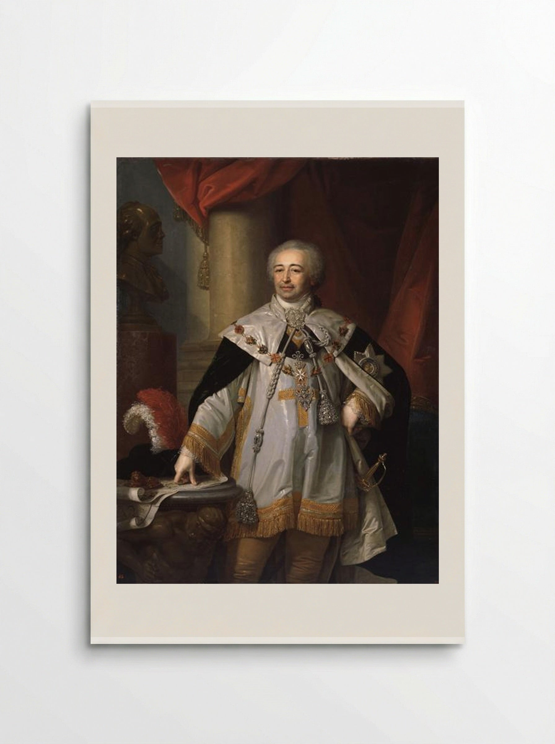 Portrait of Prince A. B. Kurakin - Vladimir Borovikovsky - Poster