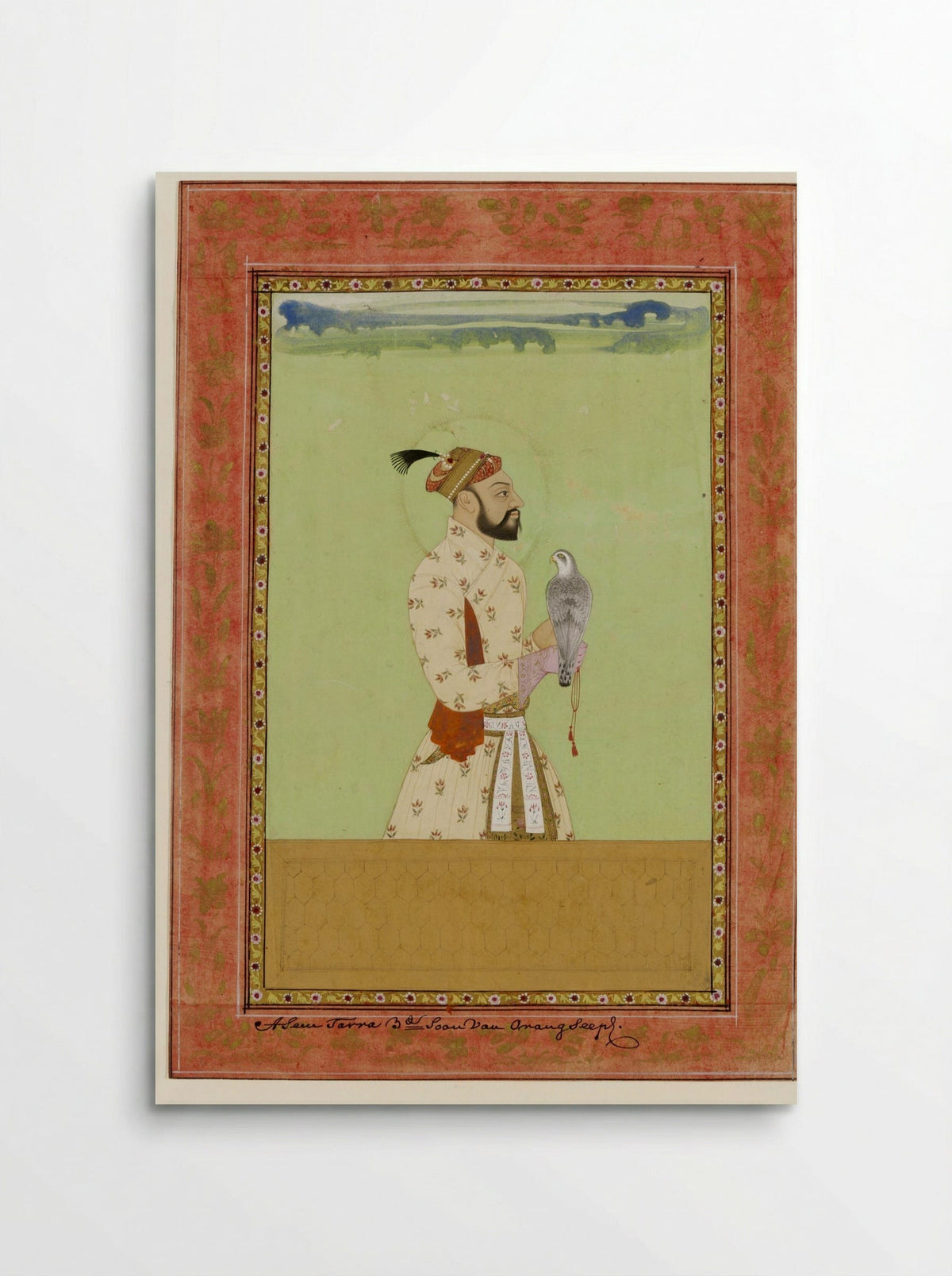 Portrait of Prince Azam Shah - Mughal School - Poster