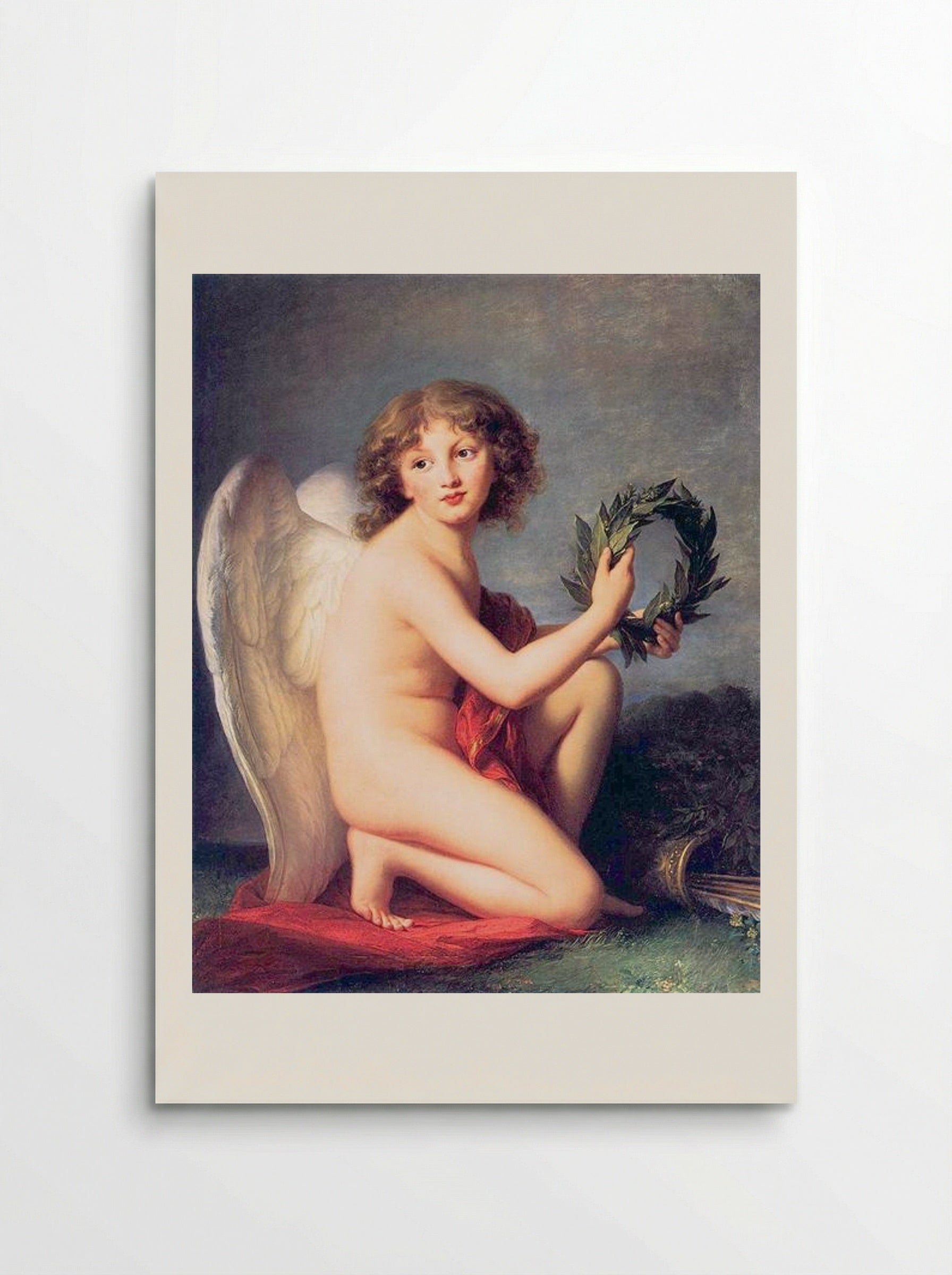 Portrait of Prince Henry Lubomirski as the Genius of Fame - Louise Elisabeth Vigée Le Brun - Poster