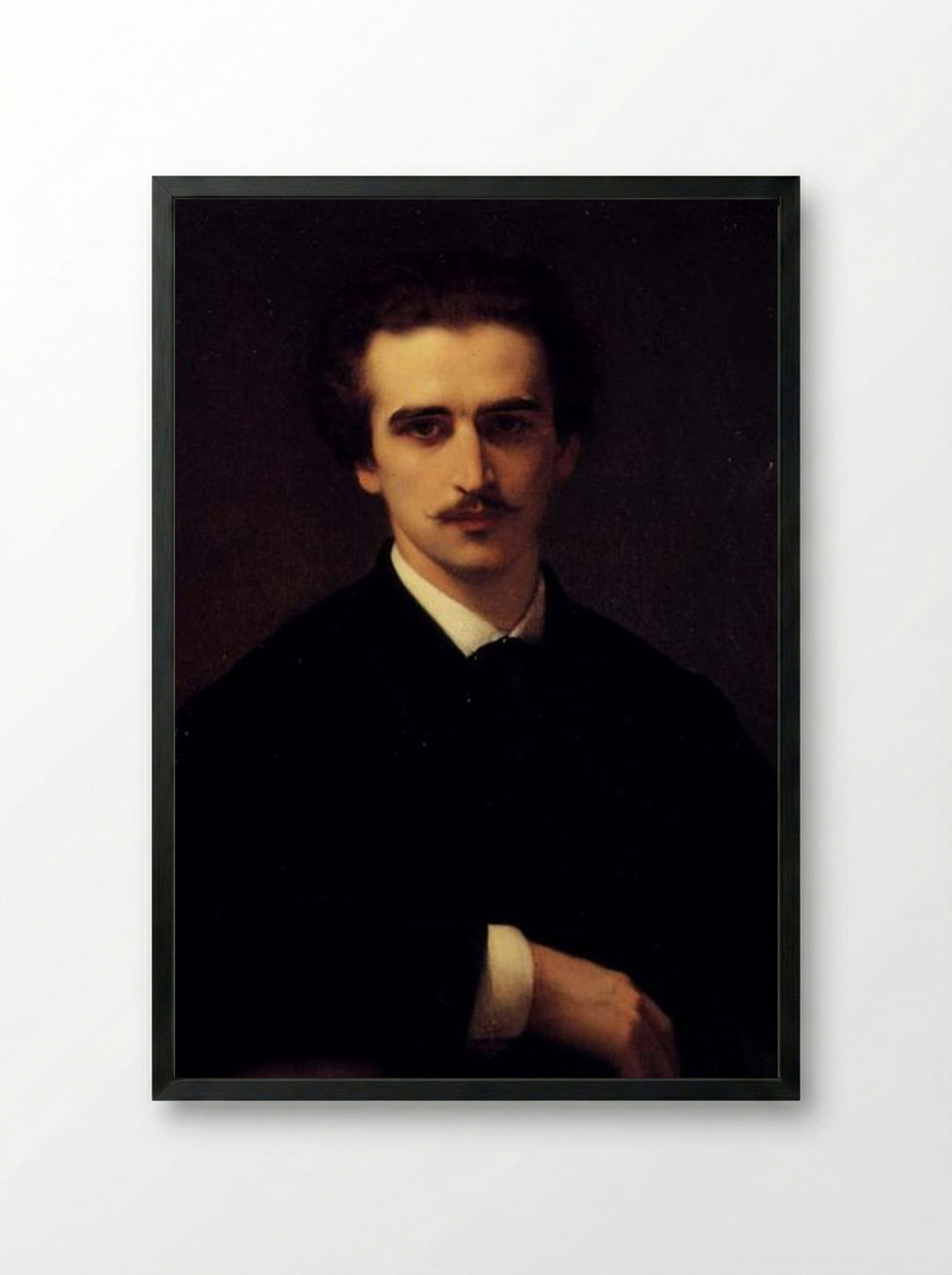 Portrait of Prince K.A. Gorchakov - Alexandre Cabanel - Framed Print Black