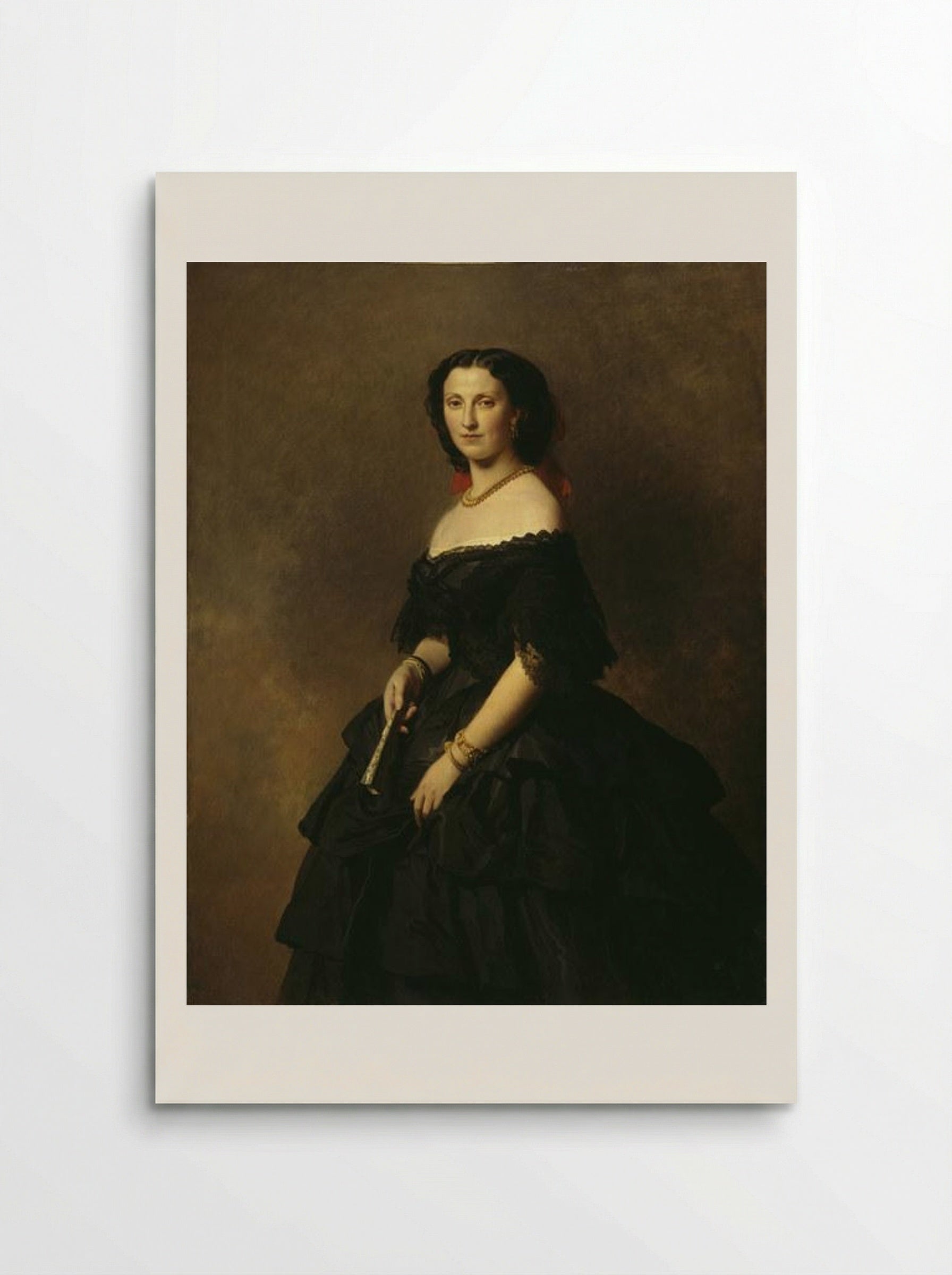 Portrait of Princess Elizaveta Alexandrovna Tchernicheva - Franz Xaver Winterhalter - Poster