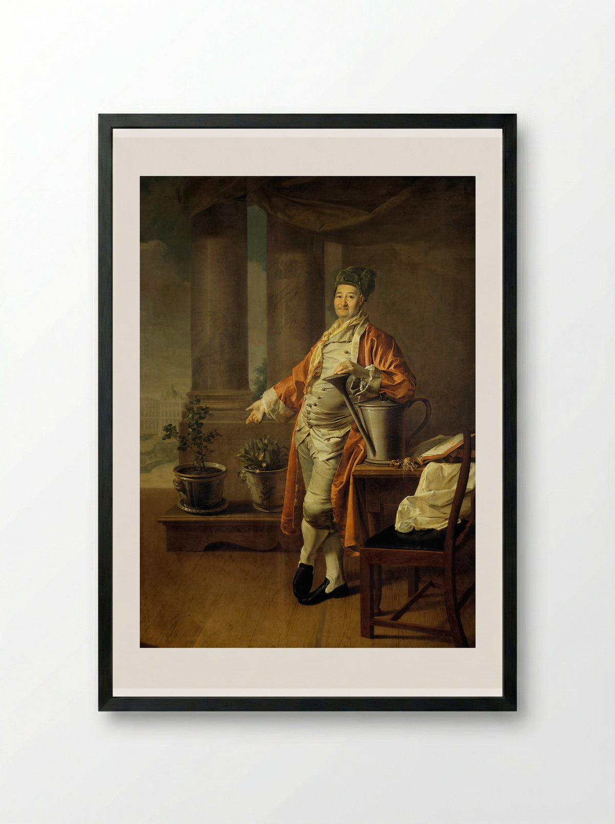 Portrait of Procope Demidov - Dmitry Levitzky - Framed Print Black