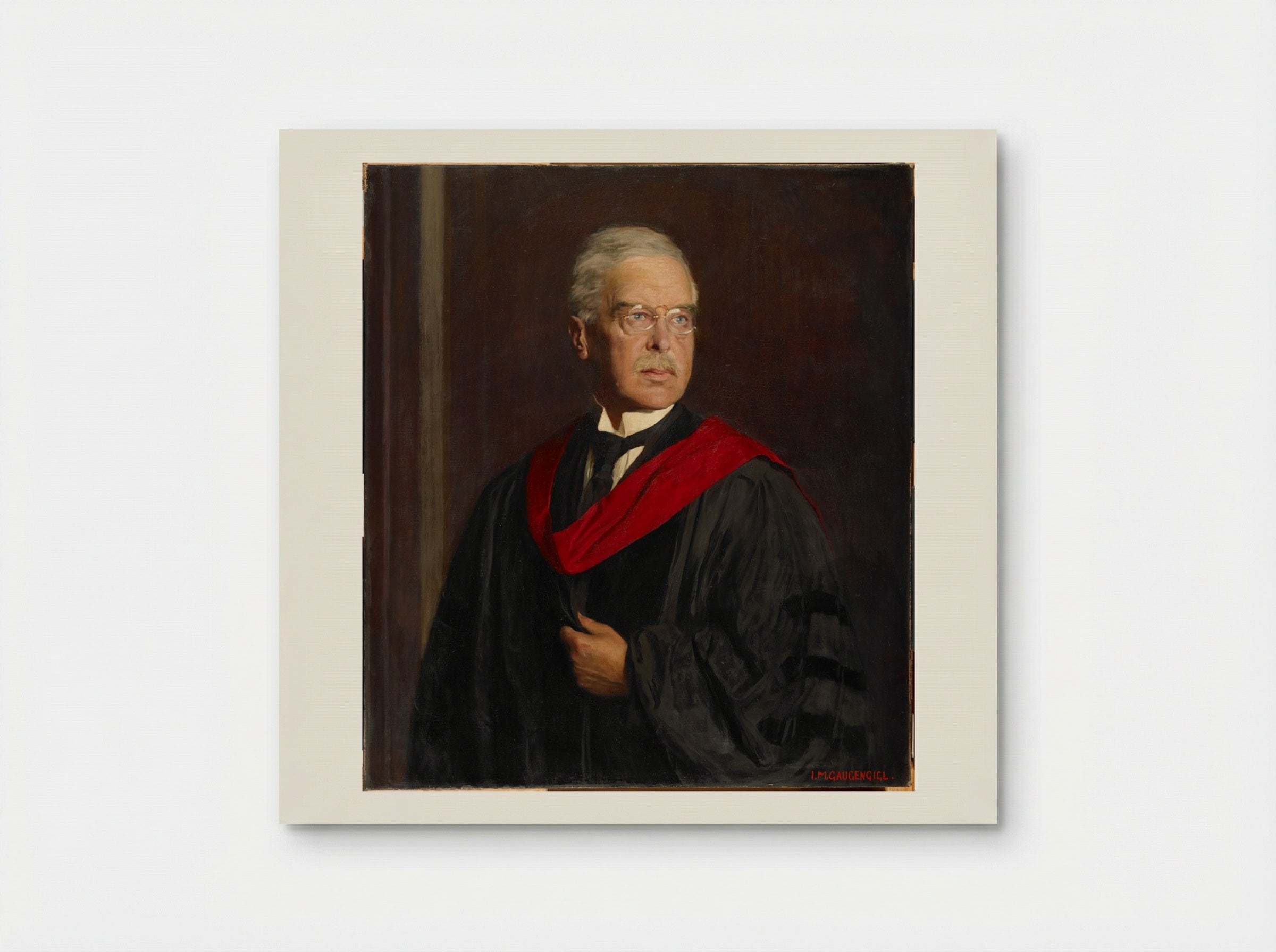 Portrait of Professor Kuno Francke - Ignaz Marcel Gaugengigl - Poster