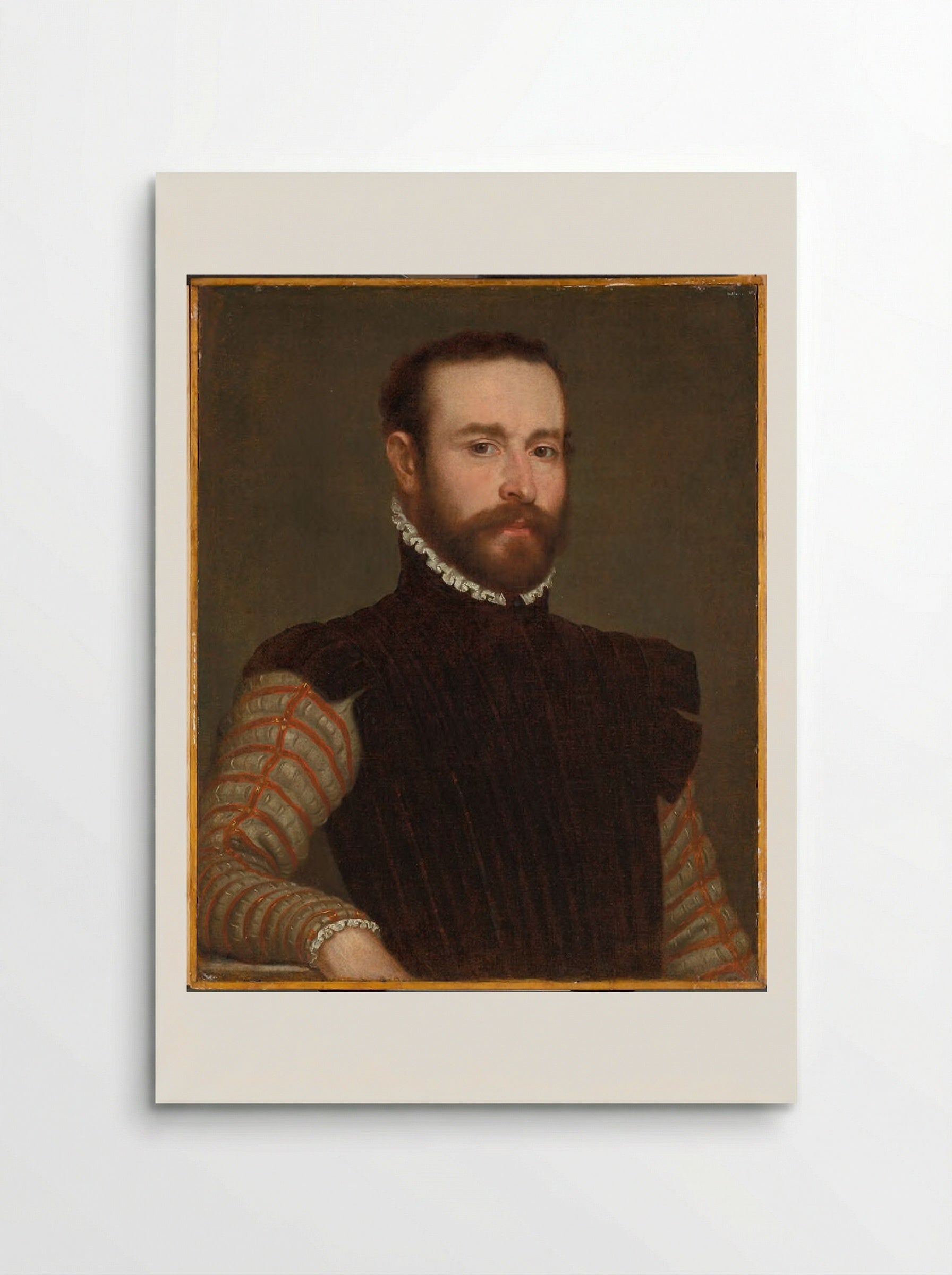 Portrait of Prospero Alessandri - Giovanni Battista Moroni - Poster
