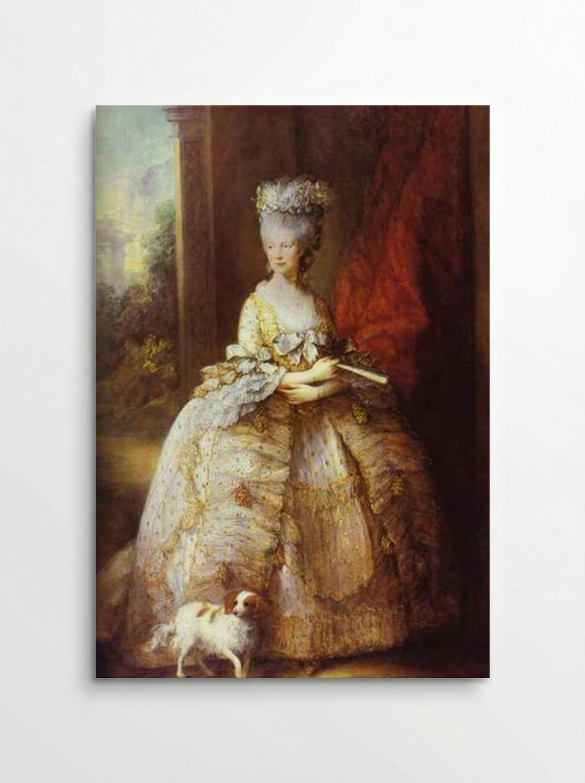 Portrait of Queen Charlotte - Thomas Gainsborough - Poster