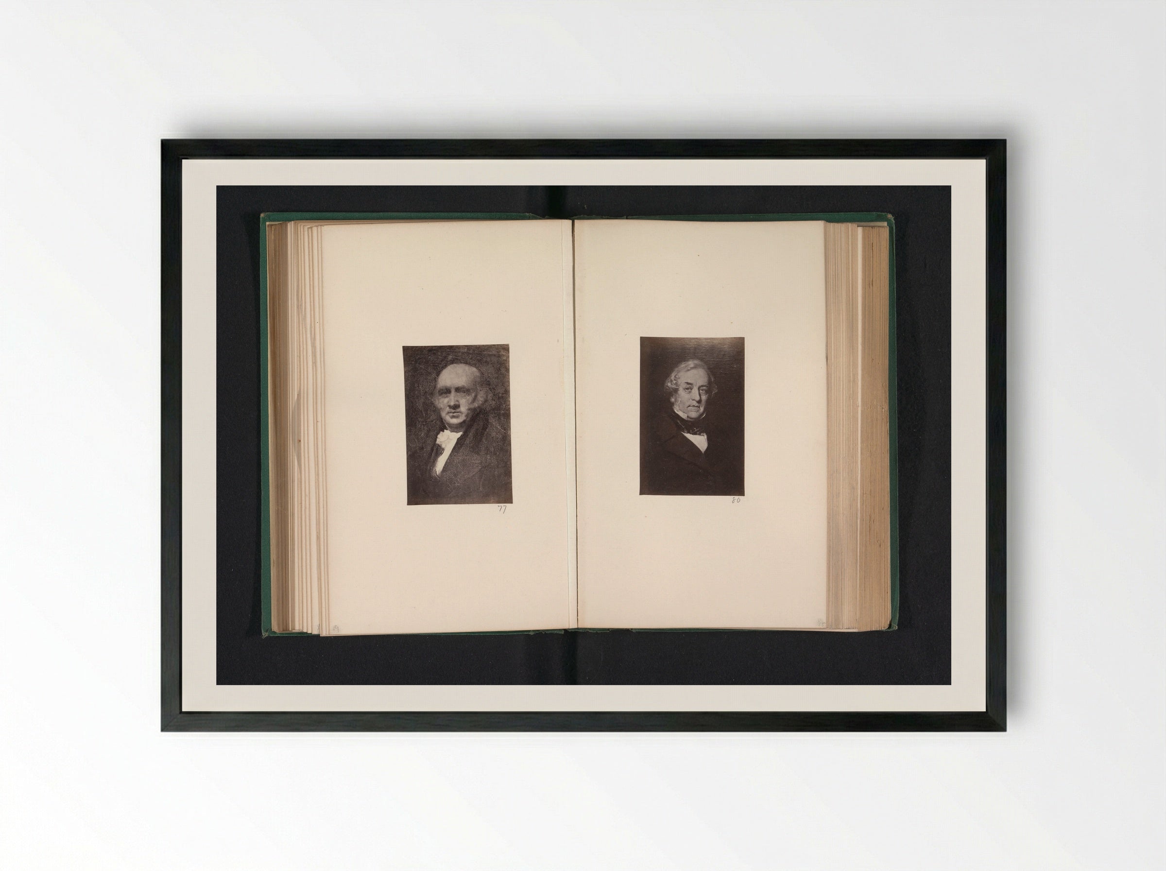 Portrait of Robert Cleghorn - Thomas Annan - Framed Print Black