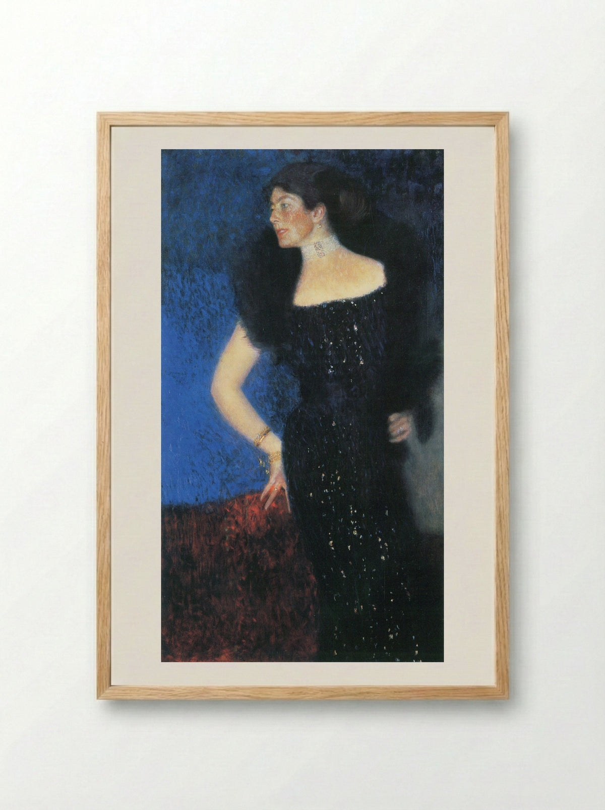 Portrait of Rose von Rosthorn-Friedmann - Gustav Klimt - Framed Print Wood