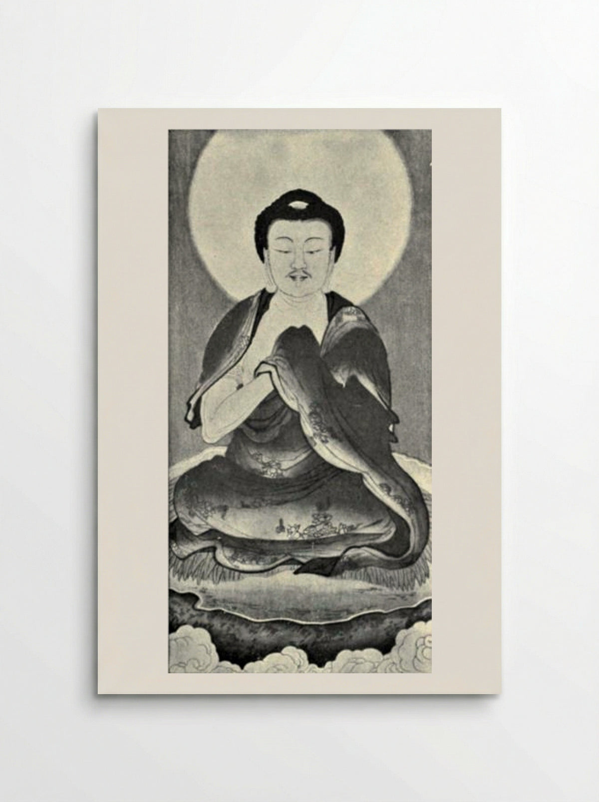 Portrait of Sakyamuni - Wu Daozi - Poster