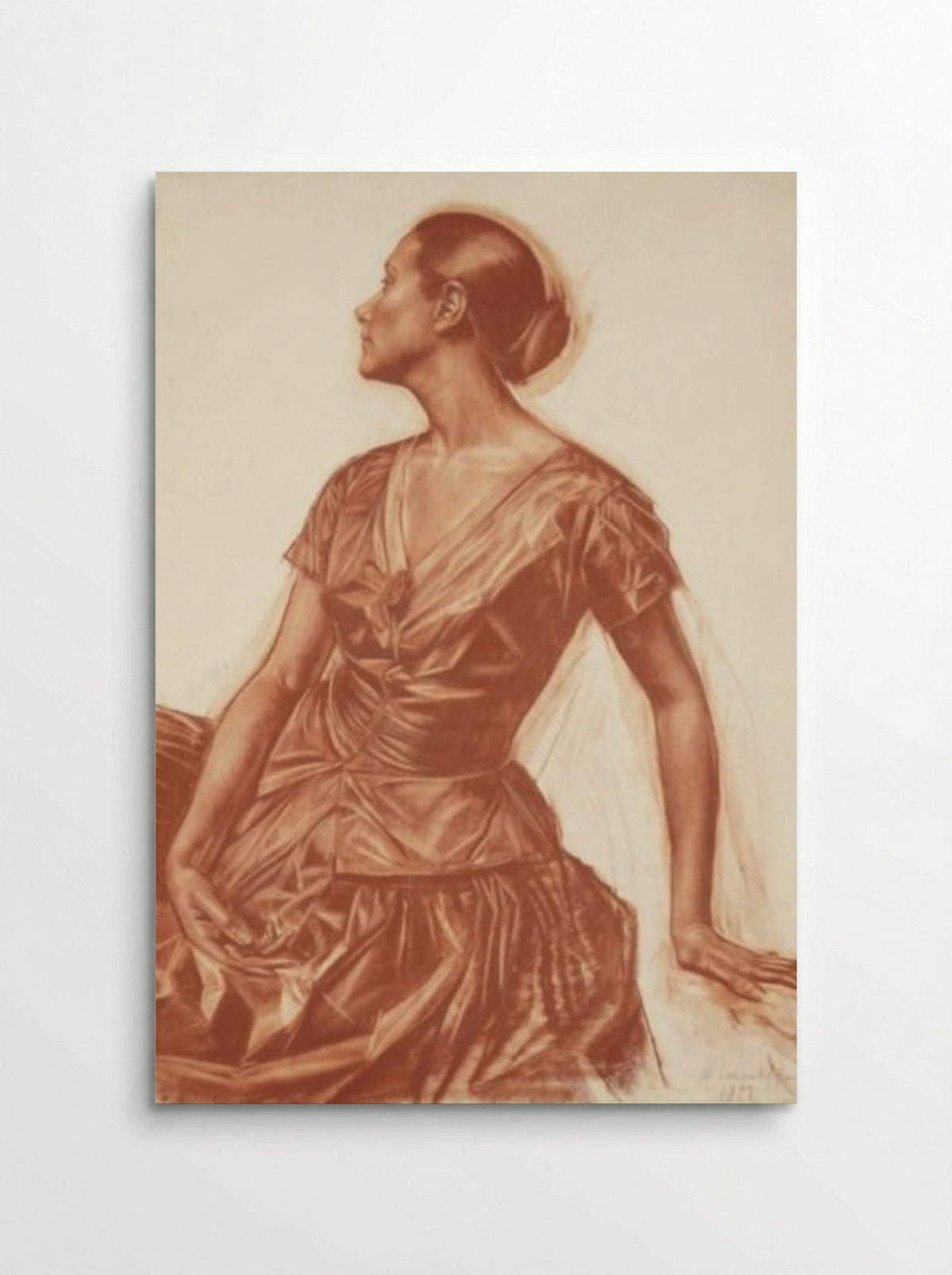 Portrait of Salome Andronnikova - Alexandre Jacovleff - Poster