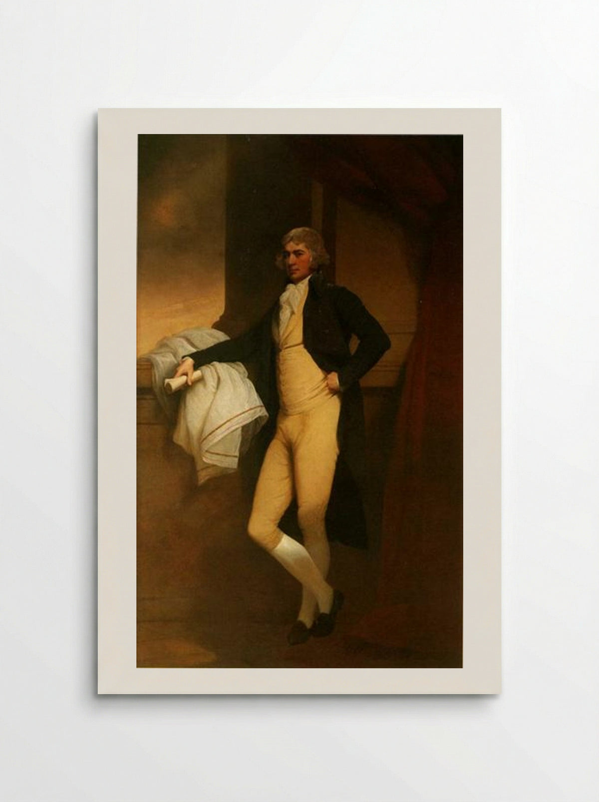 Portrait of Samuel Oldknow - Joseph Wright of Derby - Poster