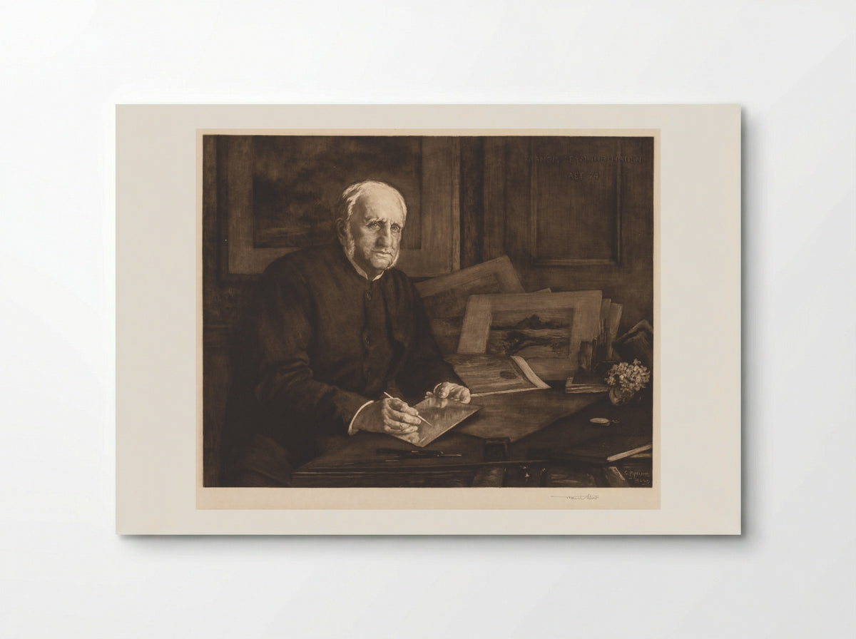 Portrait of Sir Francis Seymour Haden - Frank Short - Poster