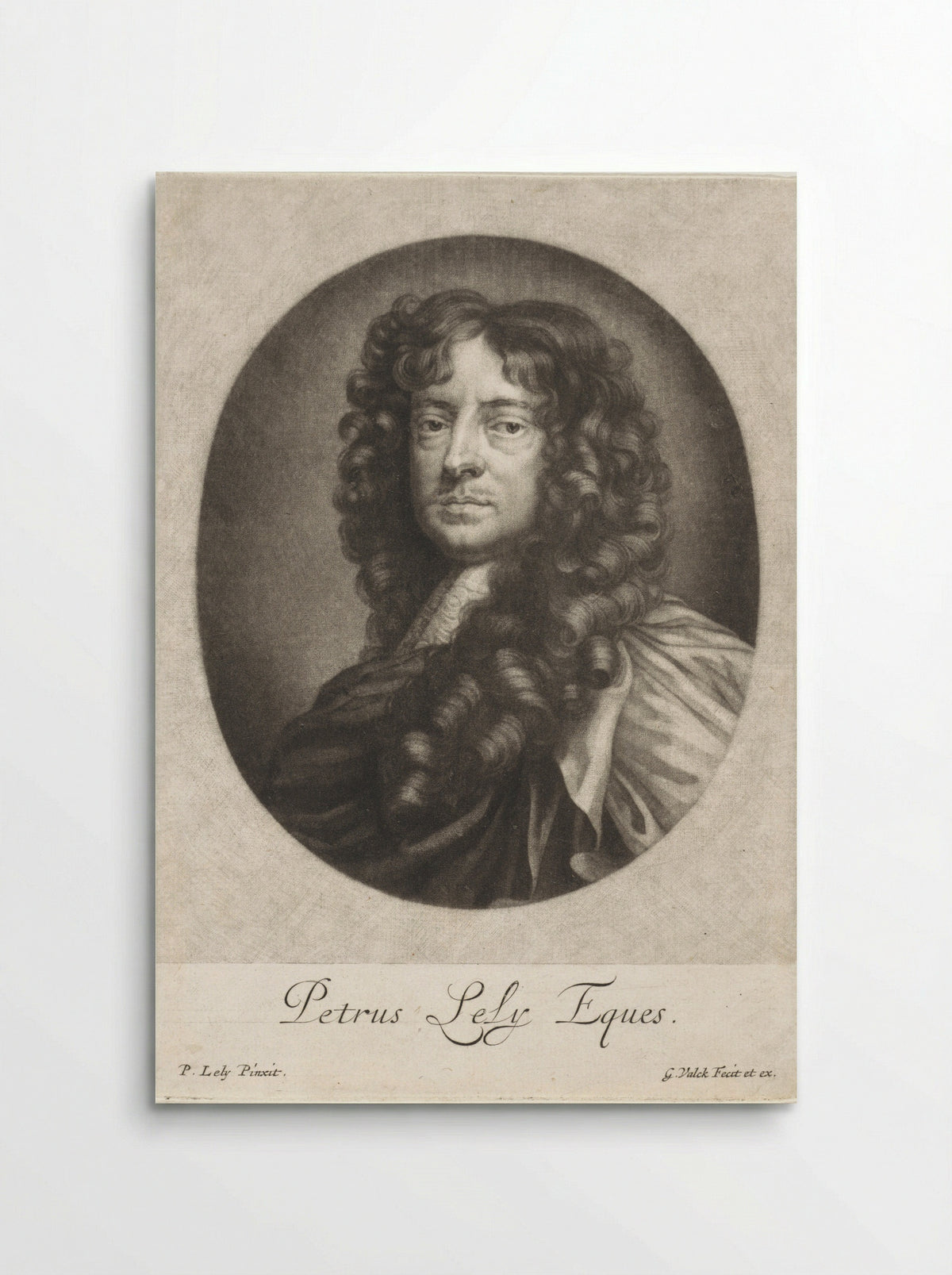 Portrait of Sir Peter Lely - Sir Peter Lely - Poster