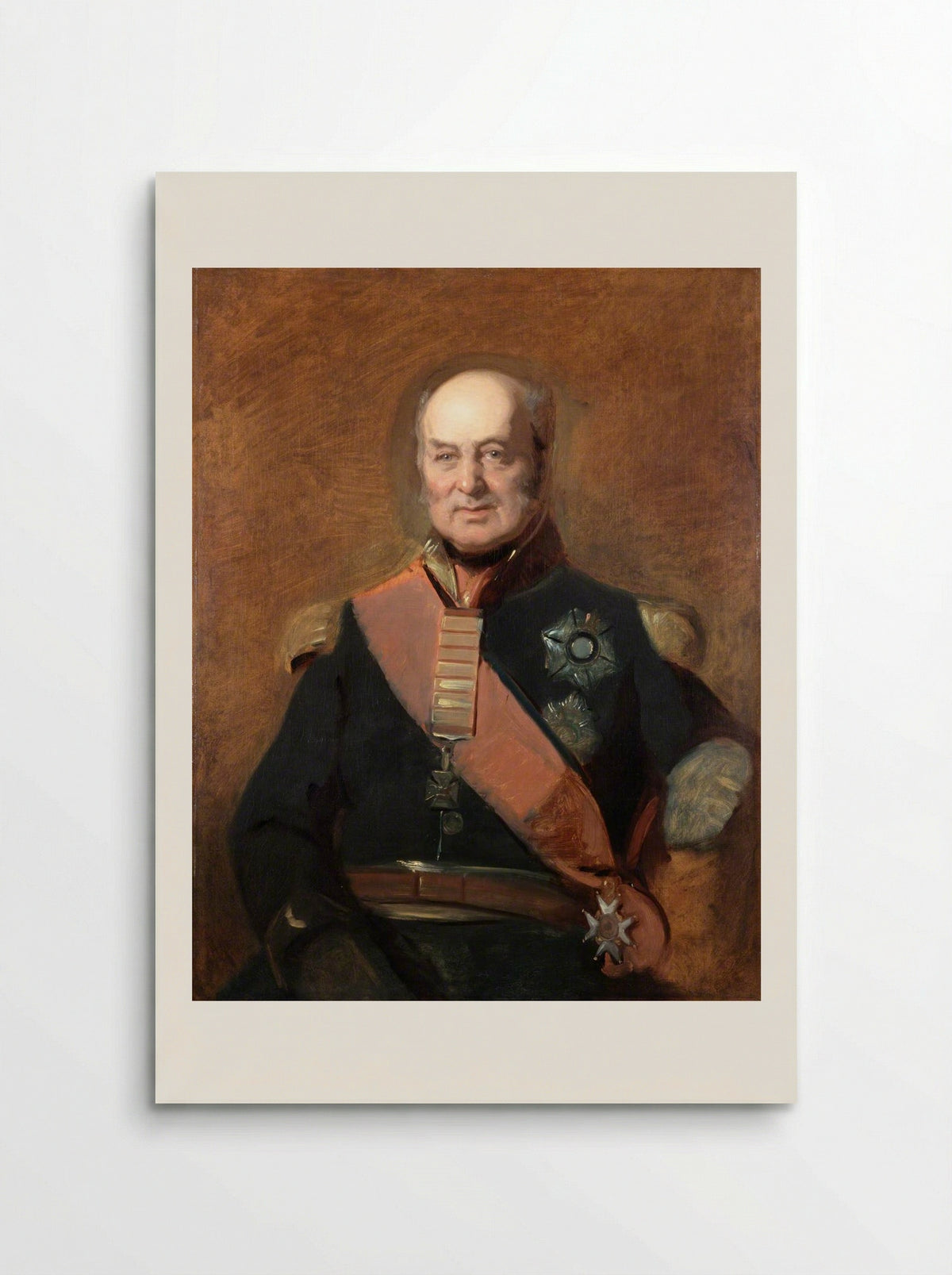 Portrait of Sir William Carr - Sir Thomas Lawrence - Poster