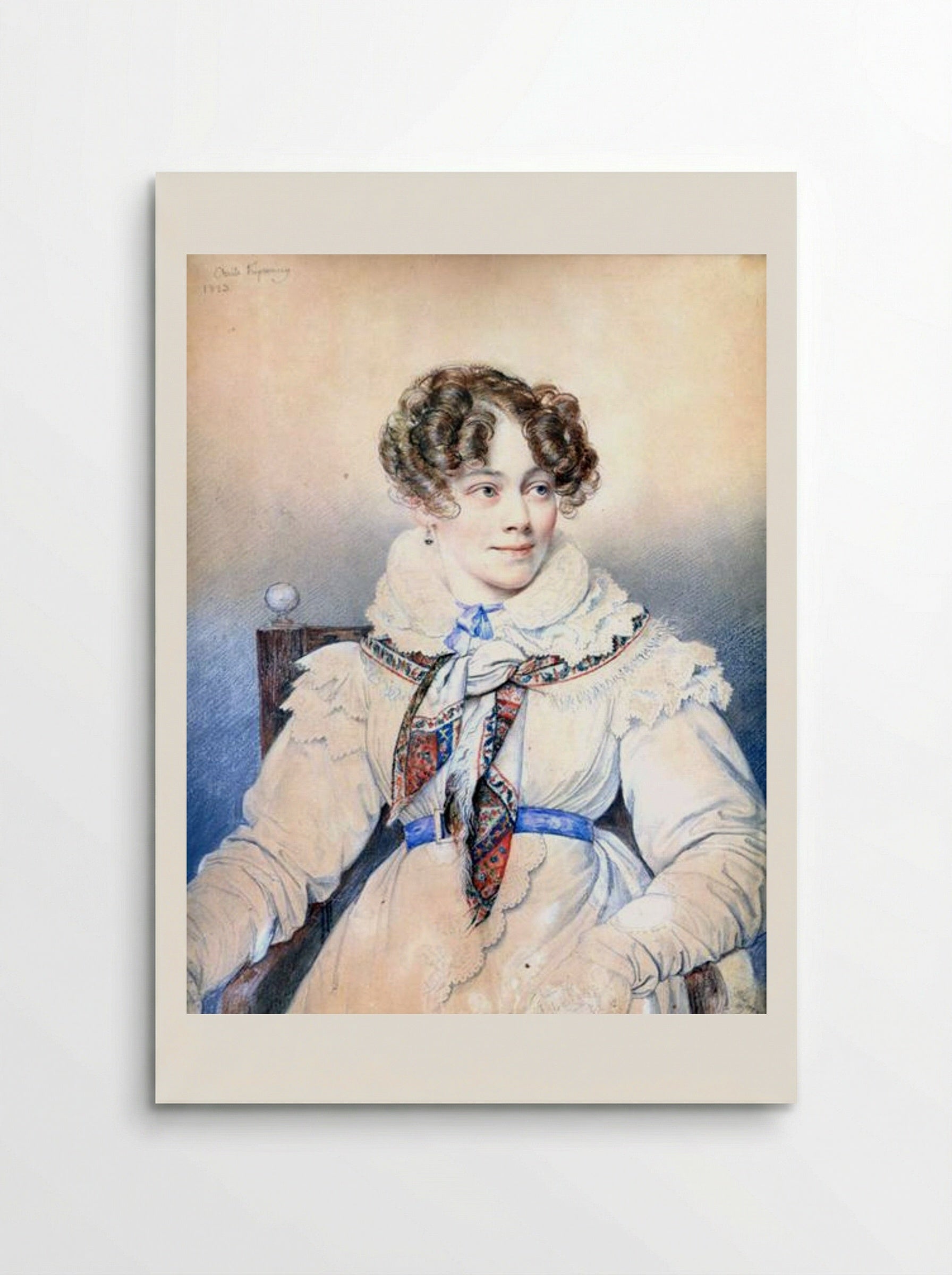 Portrait of Sophie Rostopchine - Orest Kiprensky - Poster