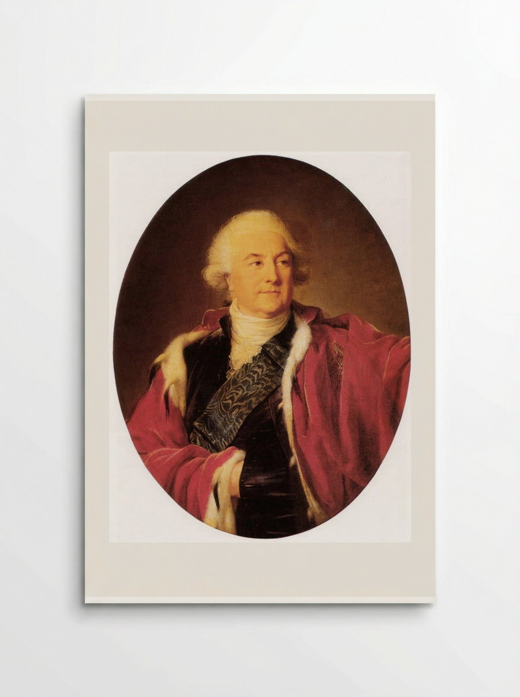 Portrait of Stanisław August Poniatowski - Louise Elisabeth Vigée Le Brun - Poster