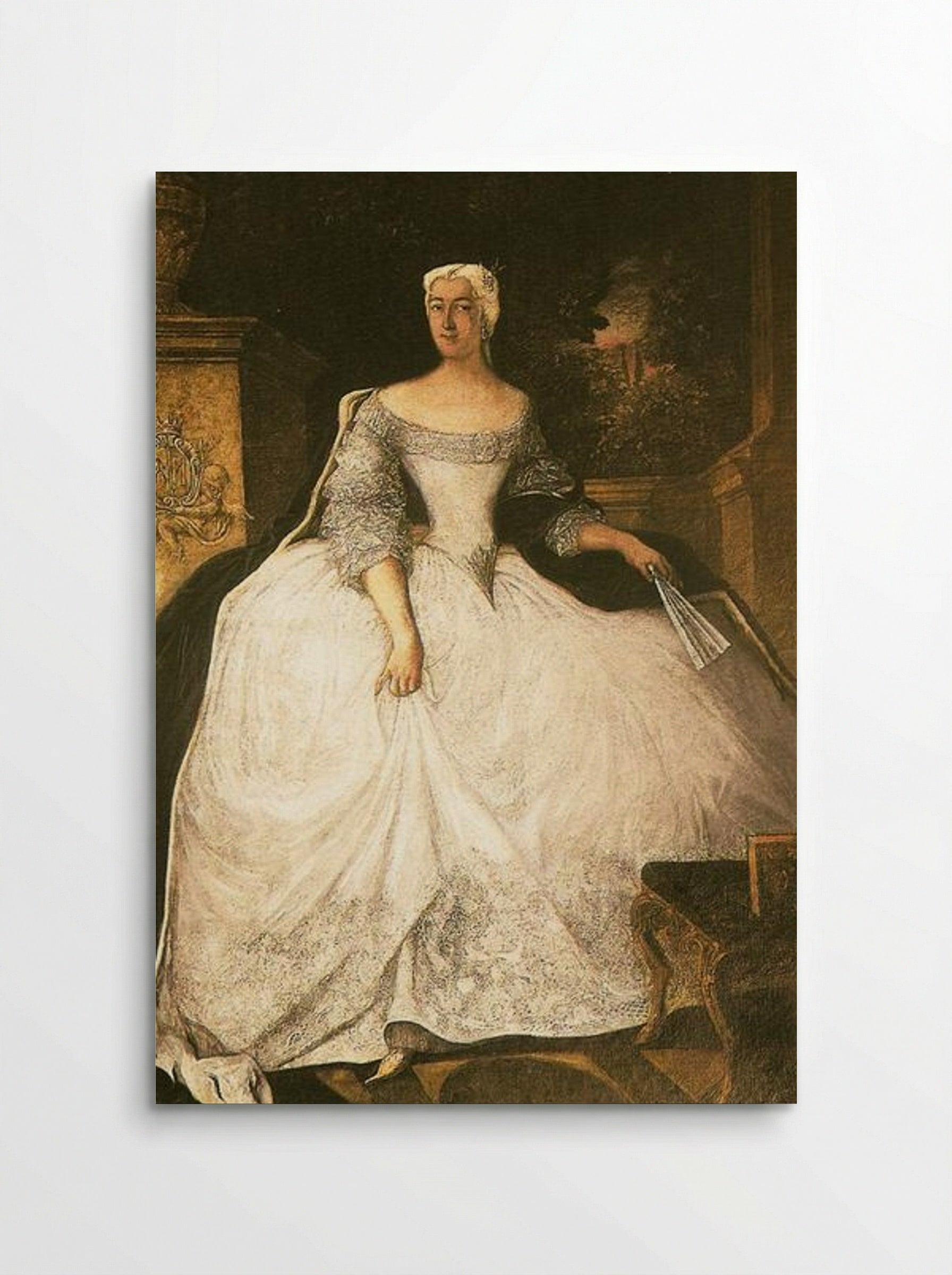 Portrait of Teofila Działyńska - Antoine Pesne - Poster
