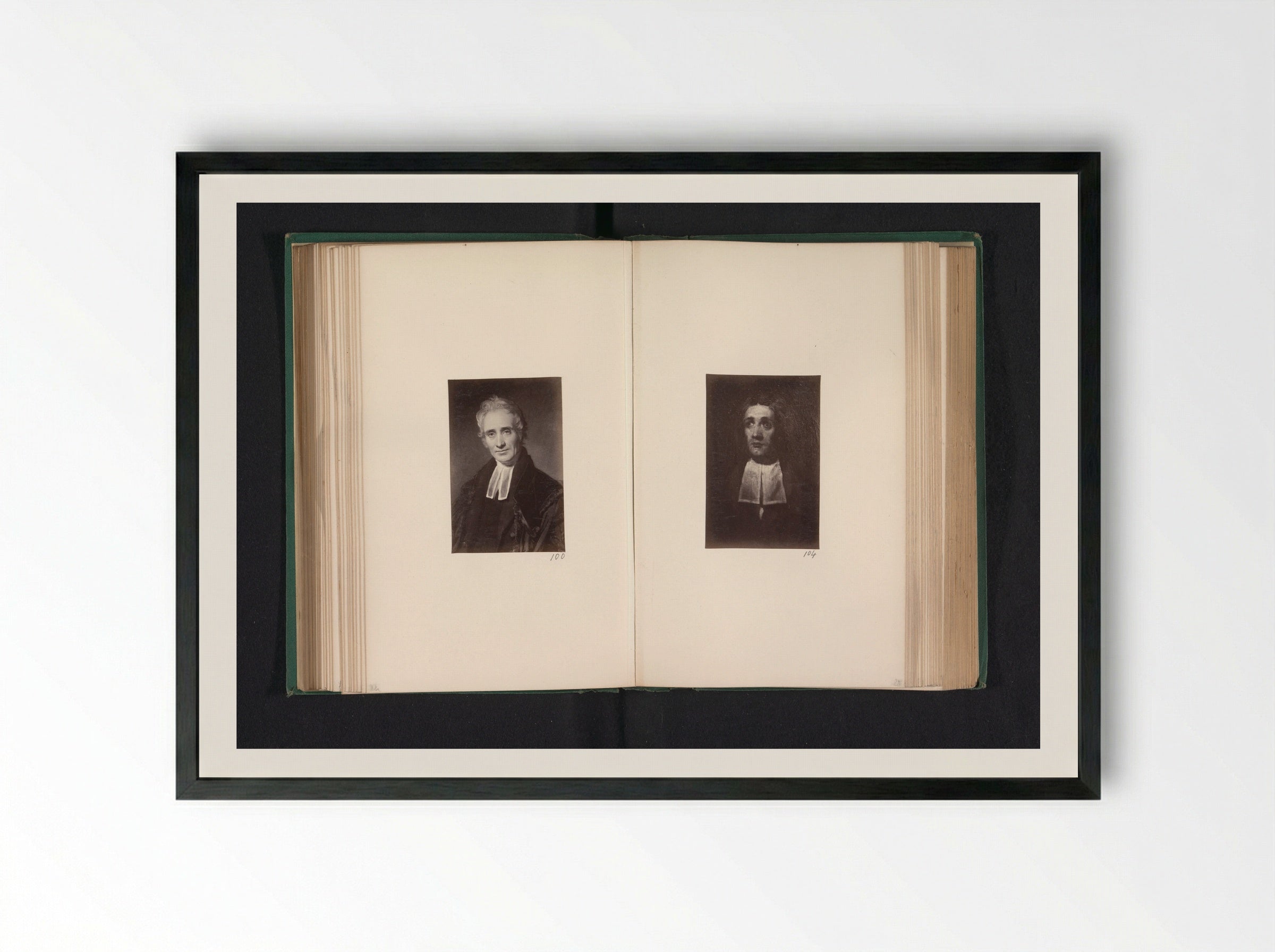 Portrait of Thomas Brown - Thomas Annan - Framed Print Black