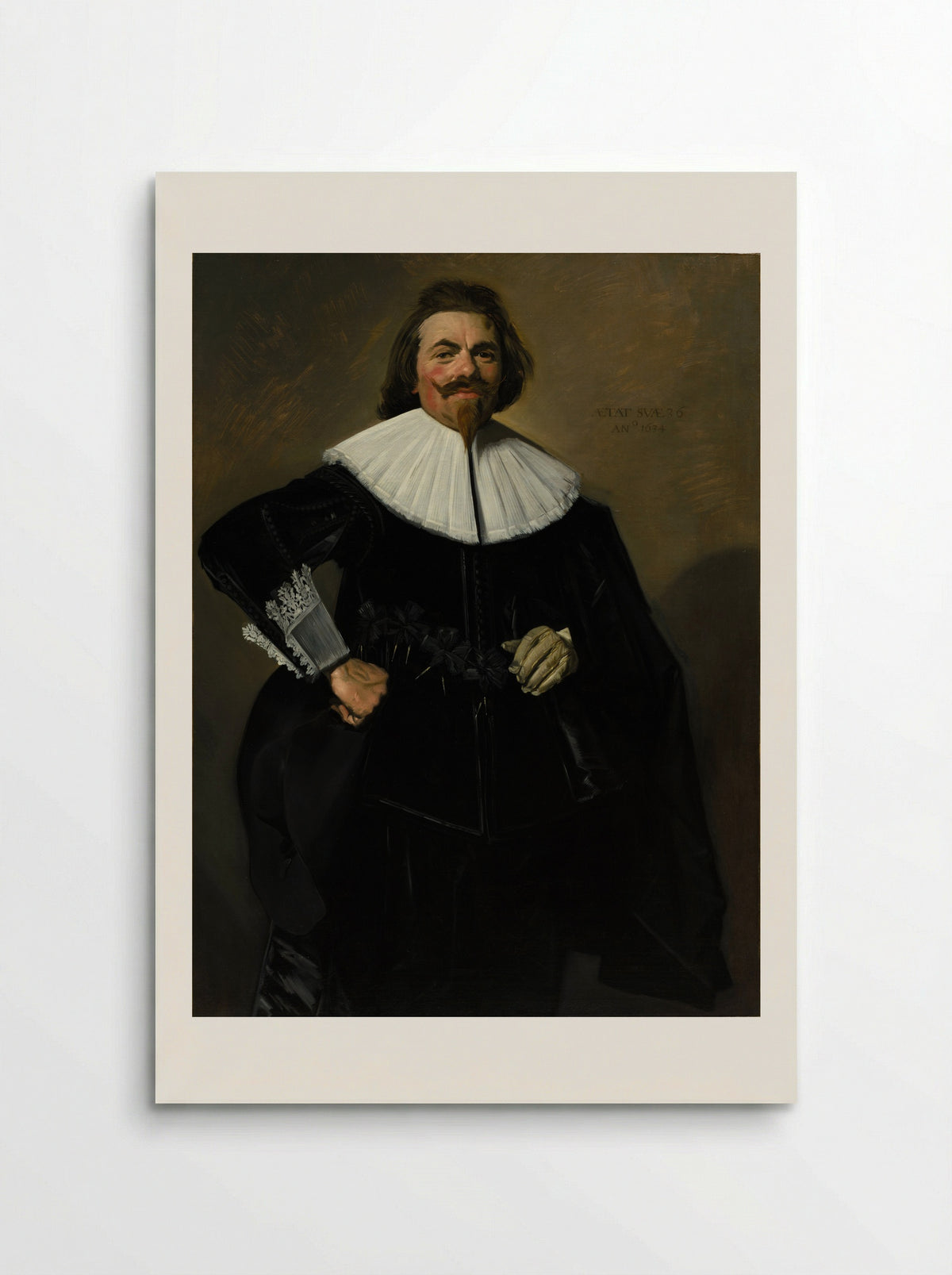 Portrait of Tieleman Roosterman - Frans Hals - Poster