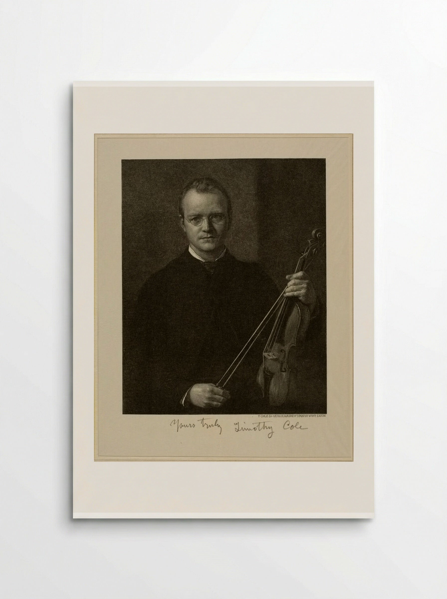 Portrait of Timothy Cole - Timothy Cole - Poster