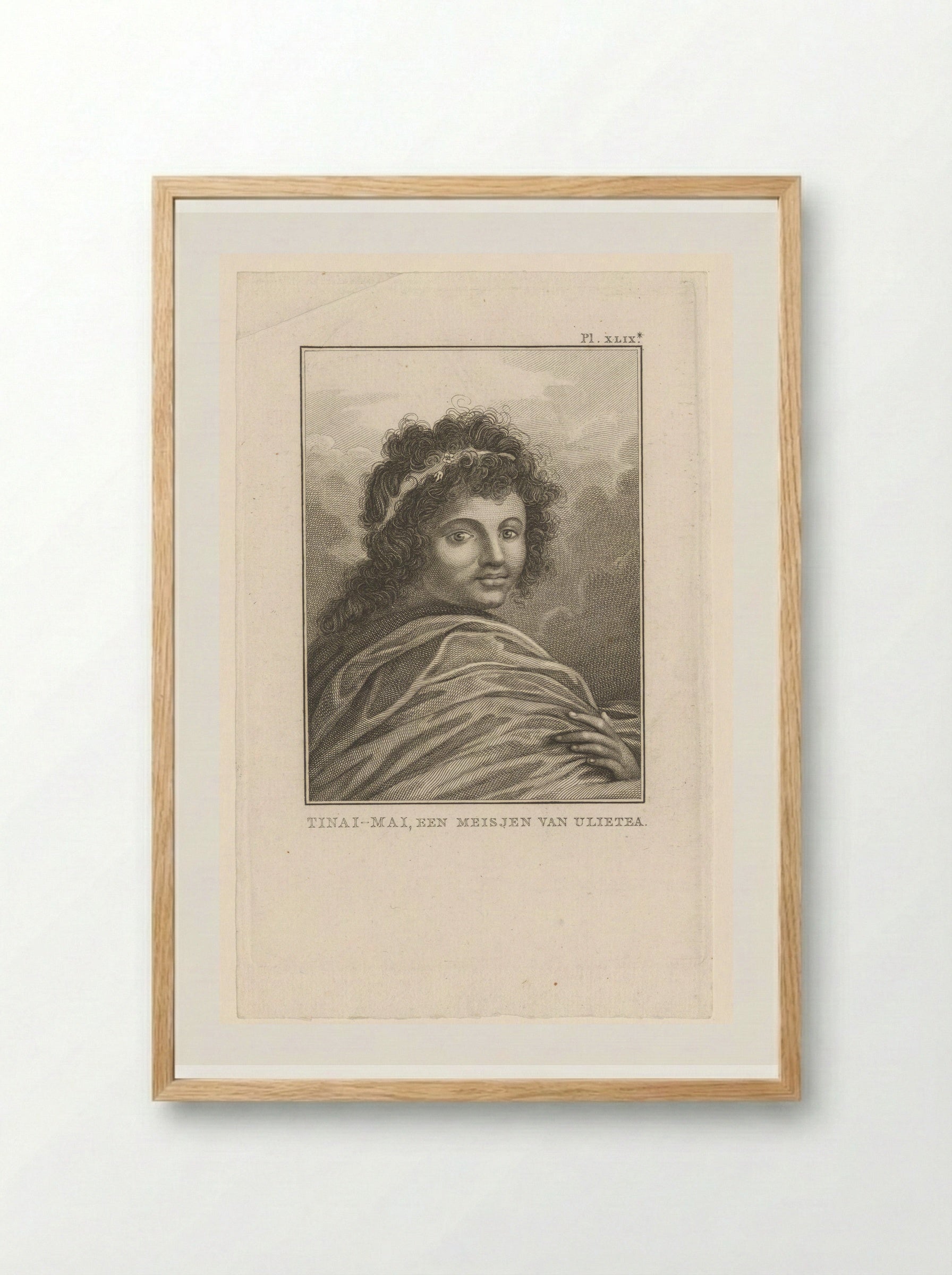 Portrait of Tinai-Mai - Various Artists - Framed Print Wood