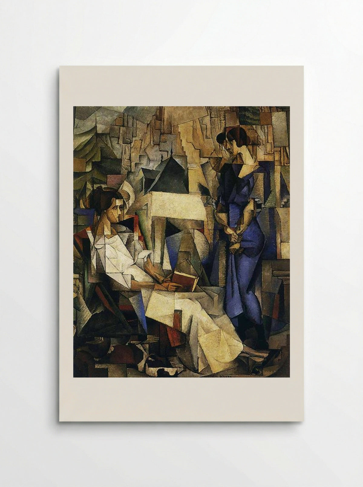 Portrait of Two Women - Diego Rivera - Poster
