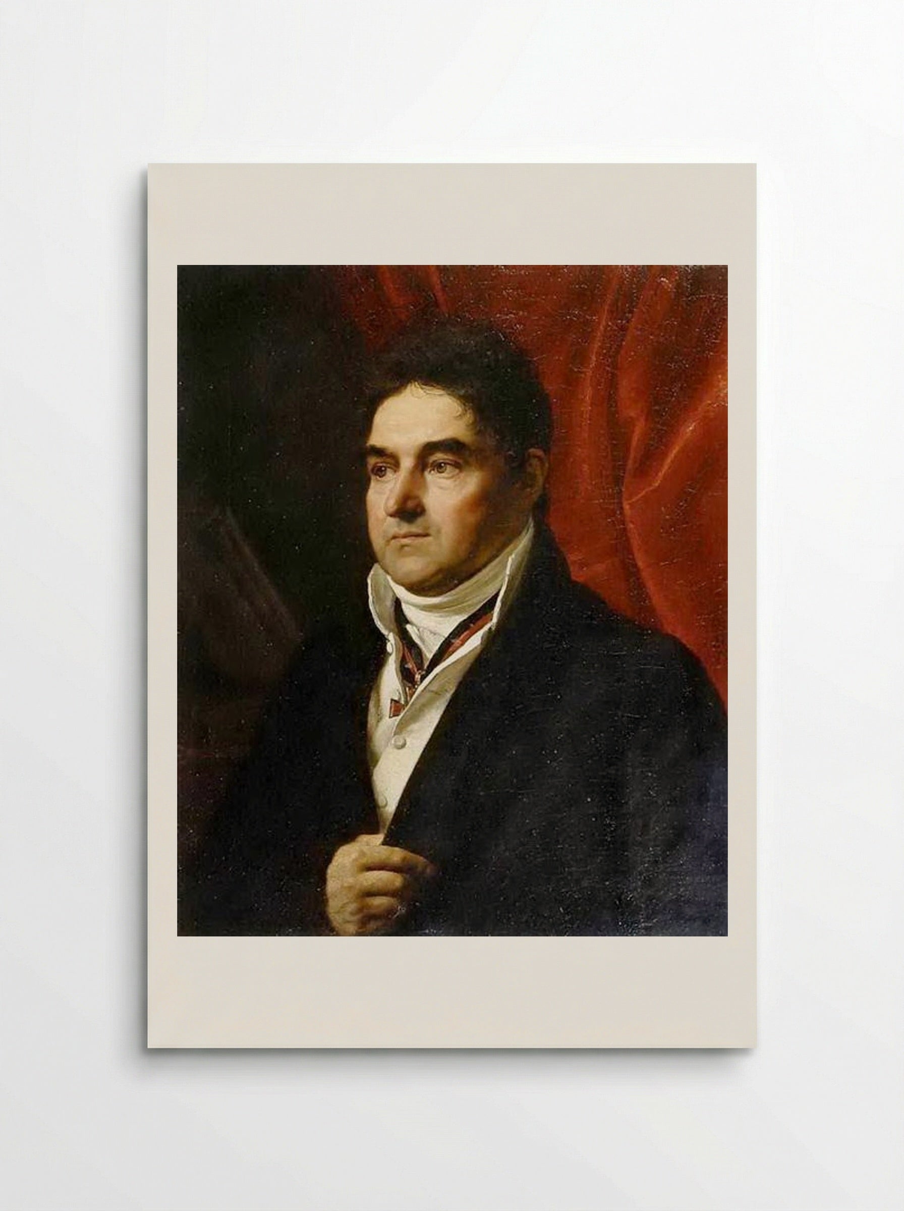 Portrait of V. S. Khvostov - Orest Kiprensky - Poster