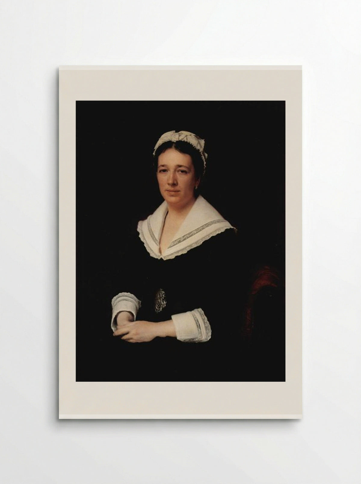 Portrait of Vera Nikolaevna Tretjakowa - Ivan Kramskoy - Poster