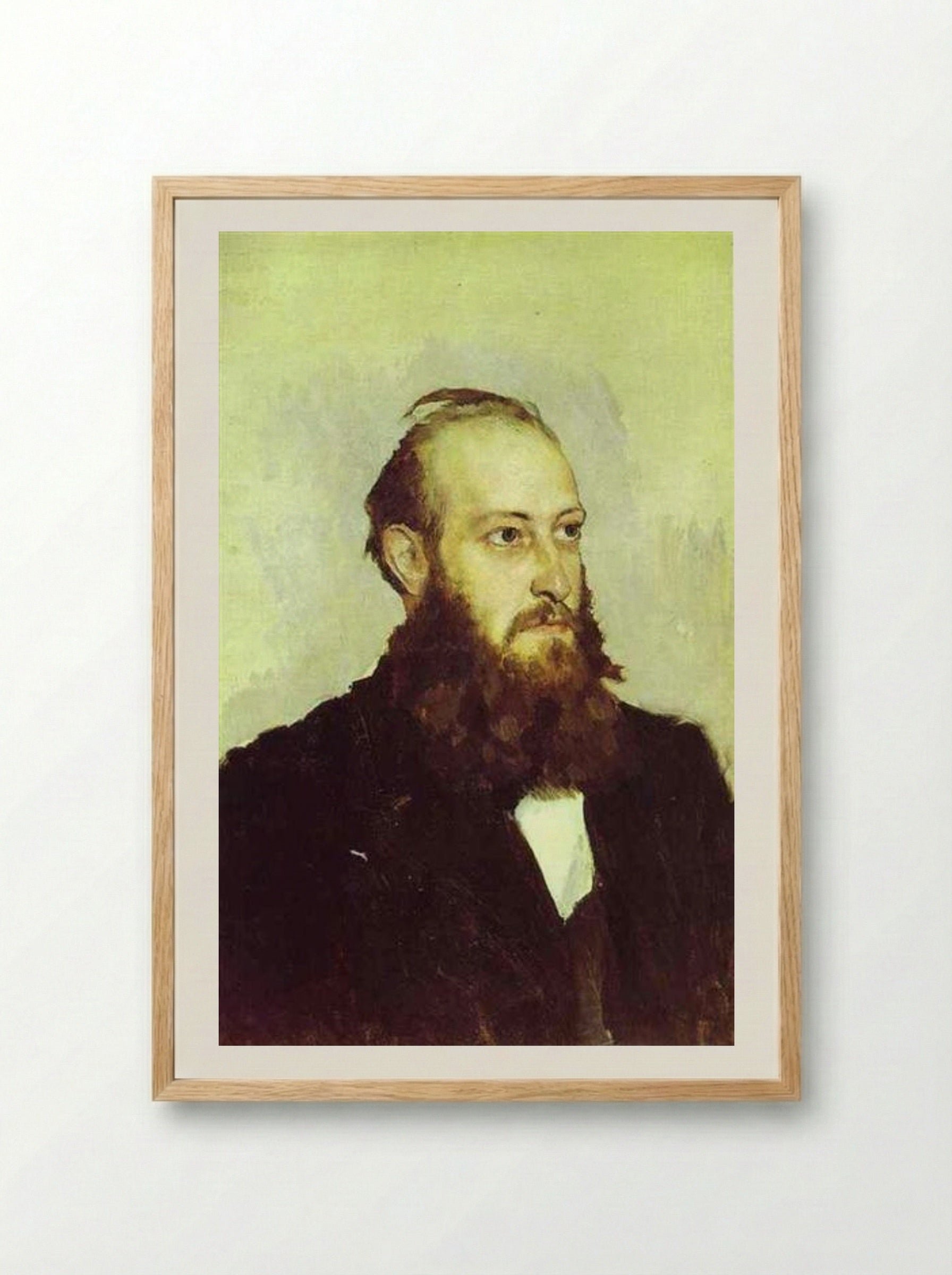 Portrait of Victor Goshkevich - Viktor Vasnetsov - Framed Print Wood