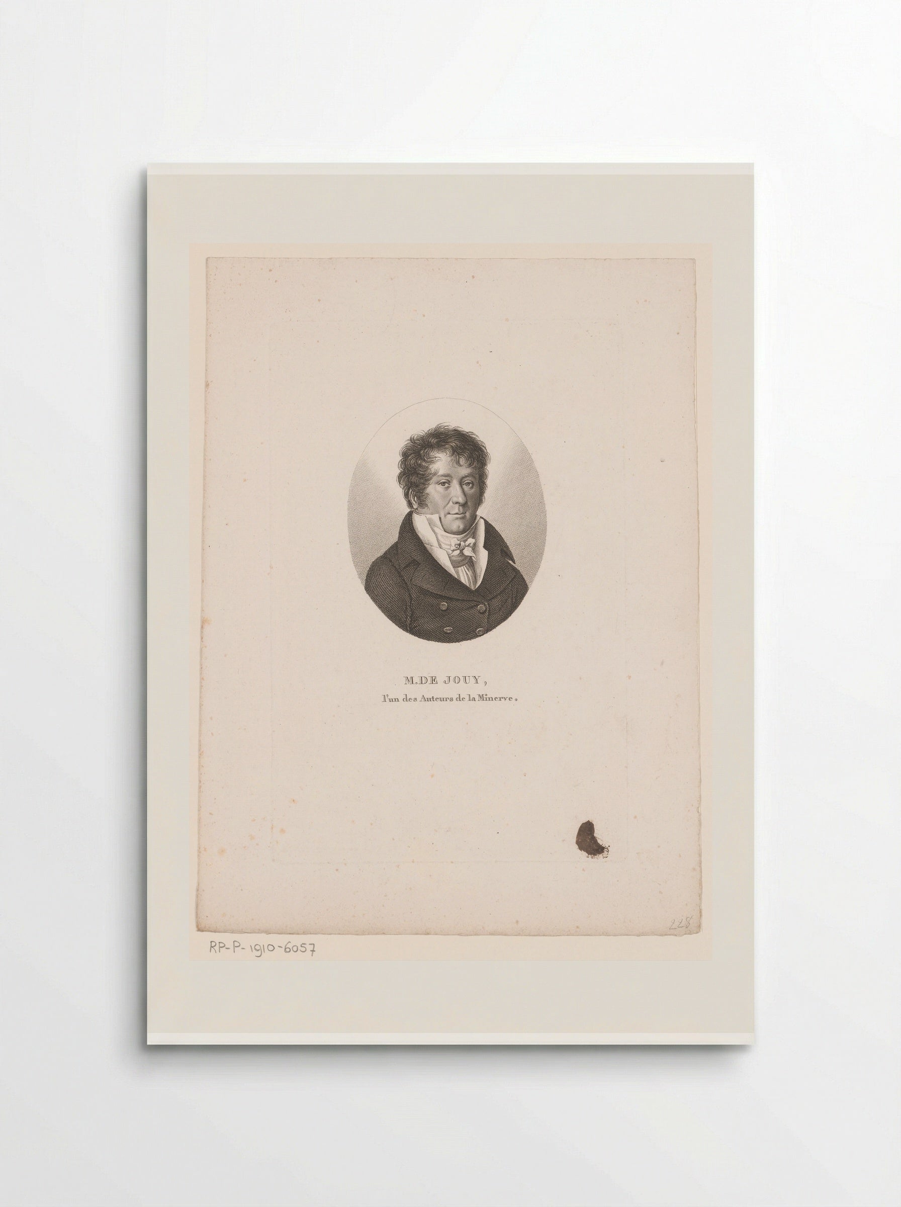 Portrait of Victor-Joseph Étienne de Jouy - Ambroise Tardieu - Poster