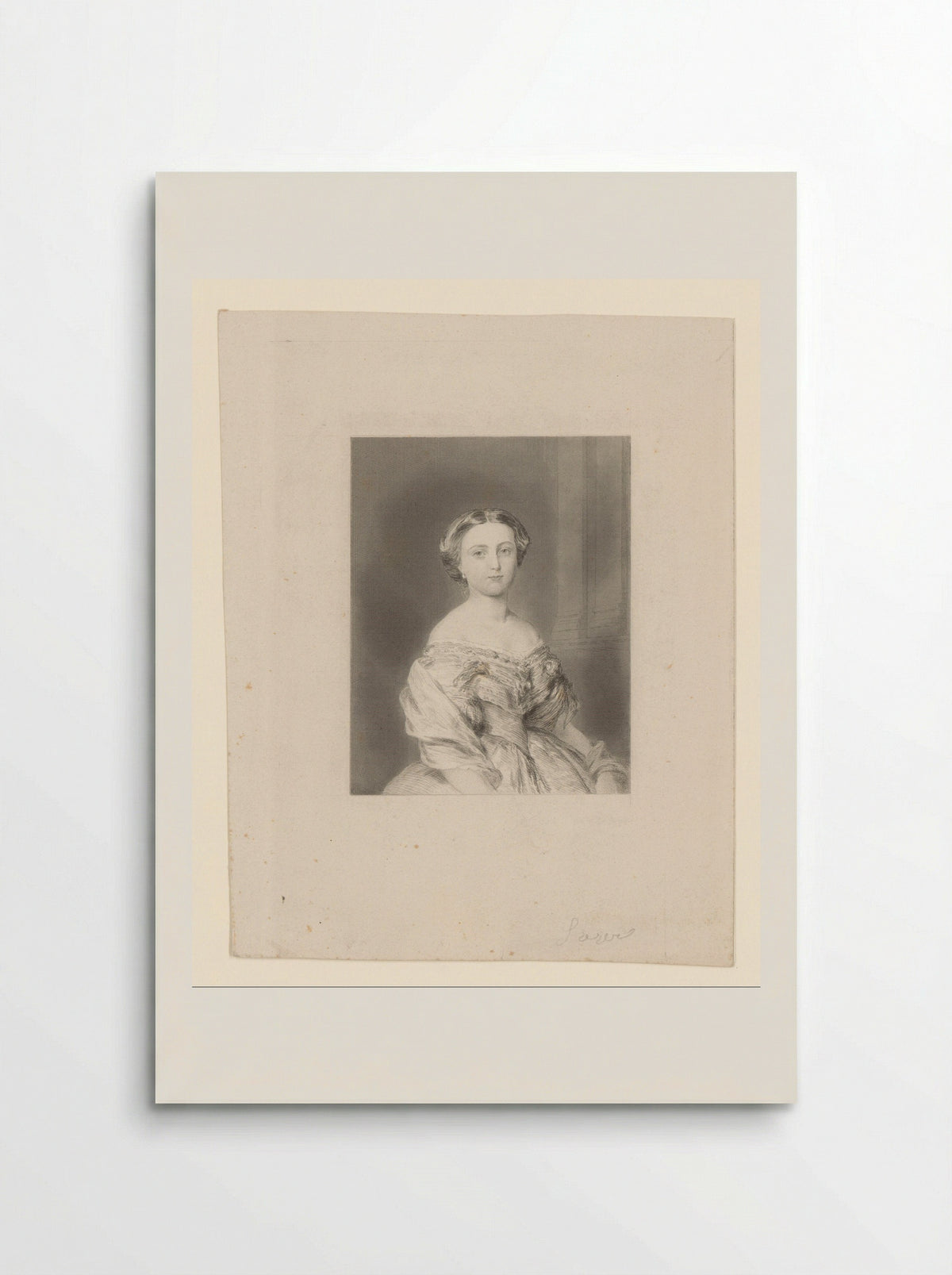 Portrait of Victoria, Princess Royal - Hermann Sagert - Poster